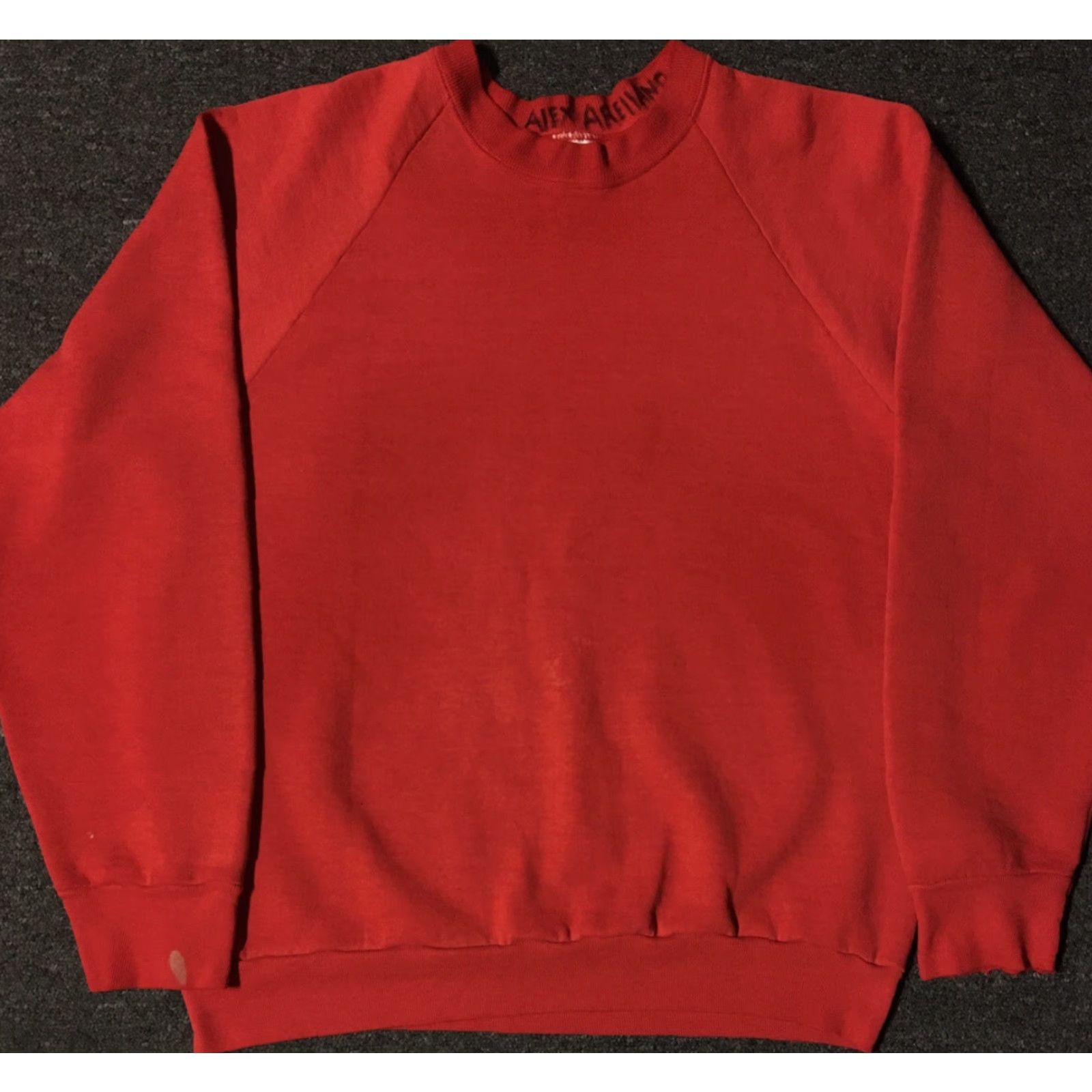 Vintage VINTAGE 80s Faded Sweatshirt S M USA Track Grunge Surf Skate Punk PE 90s Hoodie Red Mens S Size US S / EU 44-46 / 1 - 2 Thumbnail