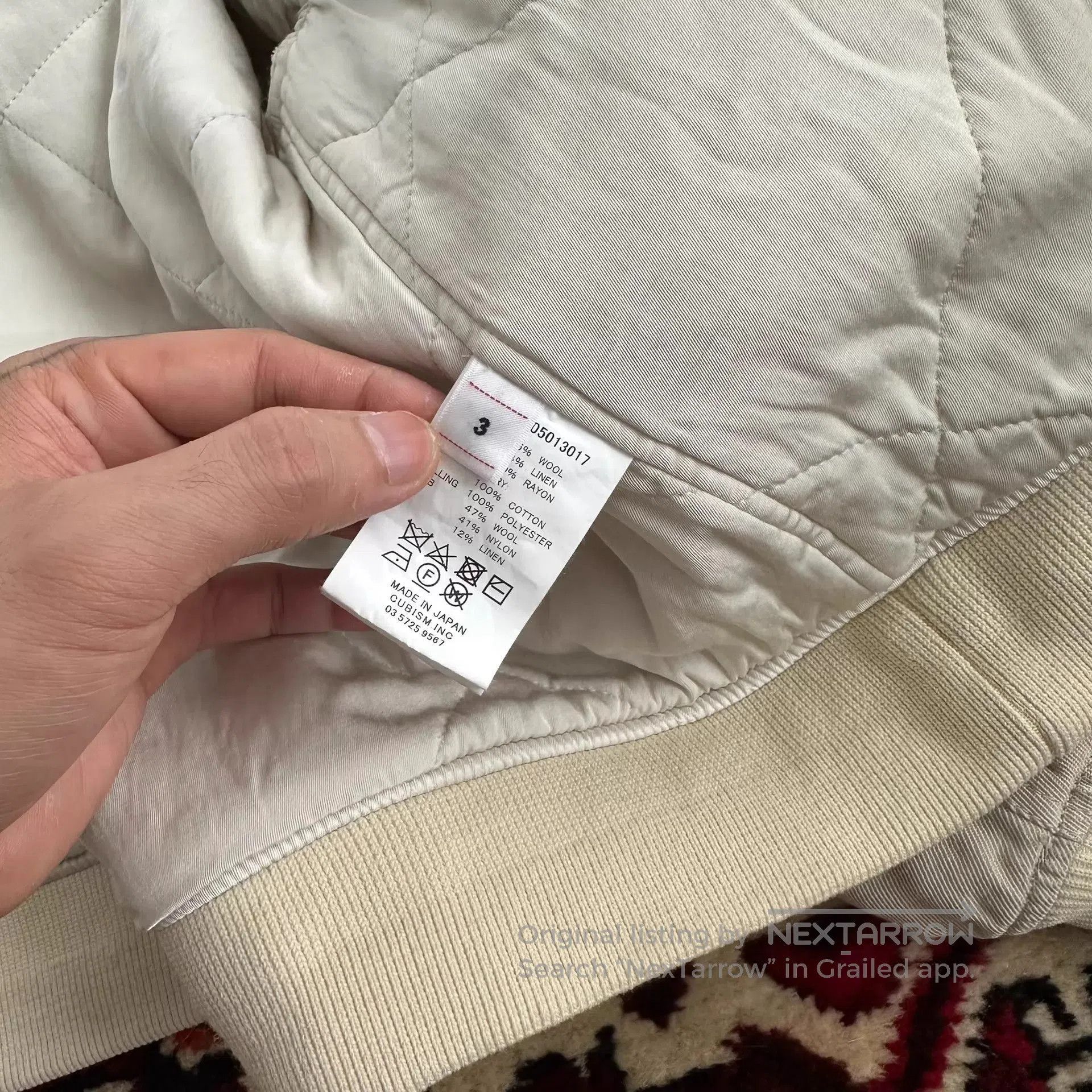 Visvim White Zip-Front Bomber Jacket Size L. Size US L / EU 52-54 / 3 - 9 Thumbnail