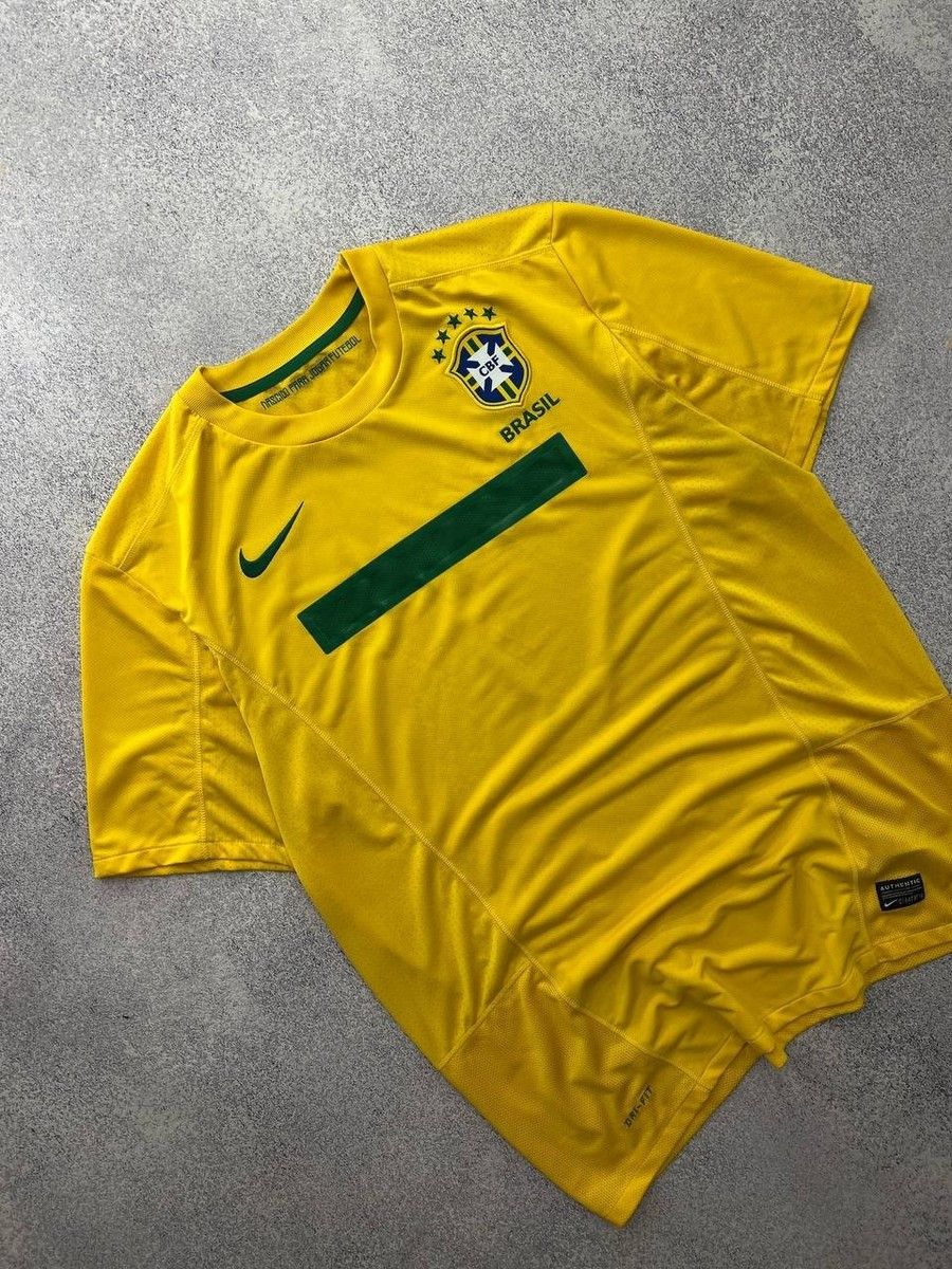 Nike Brazil National Team Nike Dri-FIT Jersey L 405504-703 Size US L / EU 52-54 / 3 - 2 Thumbnail