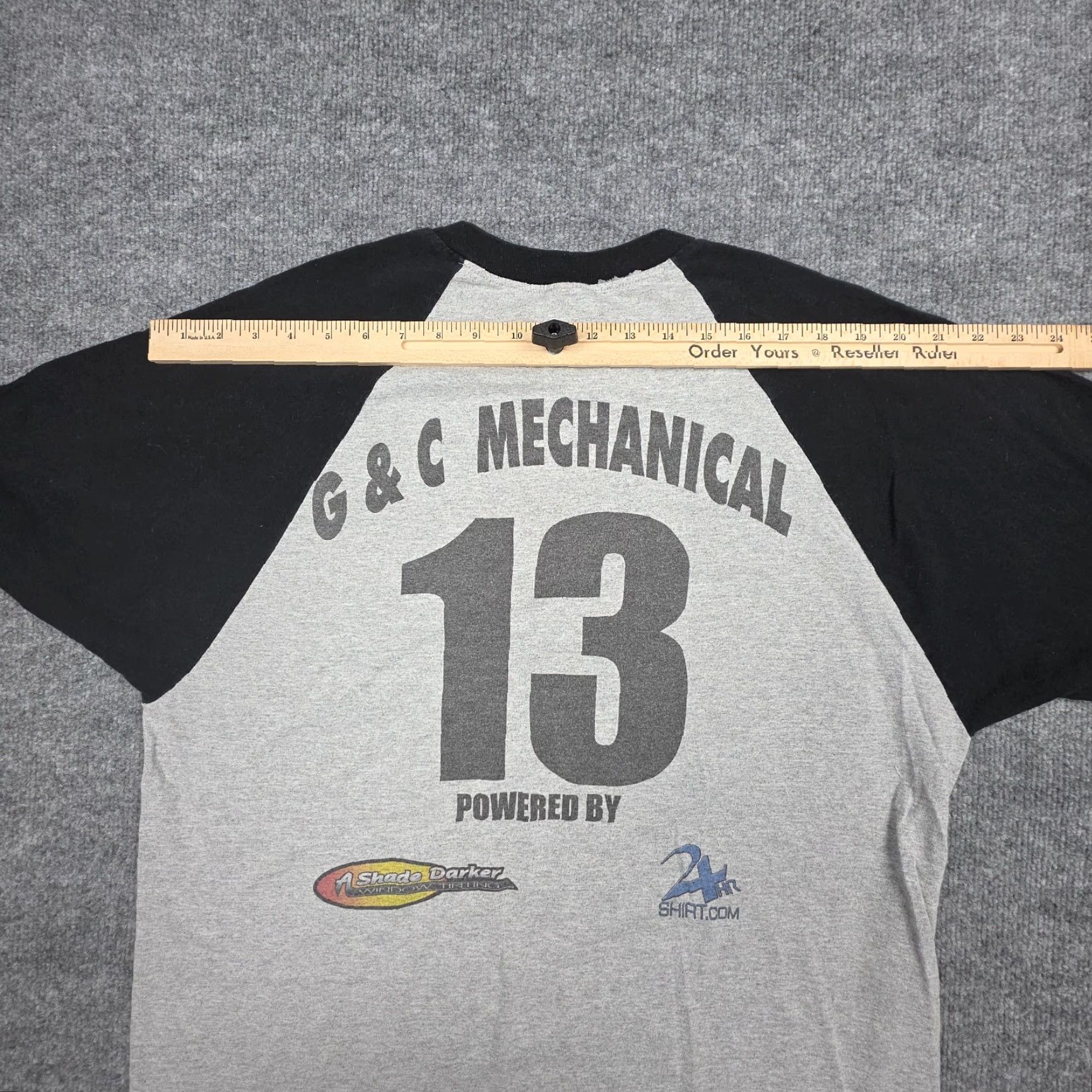 Anvil VINTAGE Baseball Funny Graphic T Shirt Men's XL Jersey Style Double Sided Sexy Size US XL / EU 56 / 4 - 4 Thumbnail