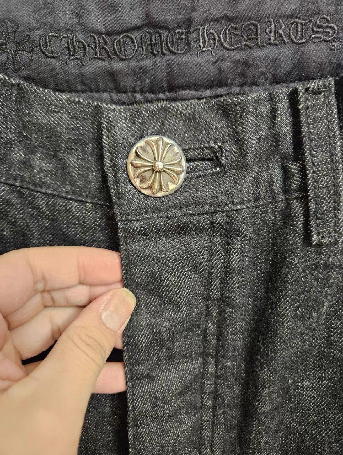 Chrome Hearts Chrome Hearts Star Leather Patch Jeans Size US 32 / EU 48 - 6 Thumbnail