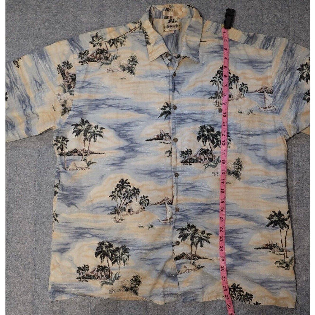Campia Moda Campia Moda XXL Hawaiian Shirt Tropical Island Print Cotton Size US XXL / EU 58 / 5 - 9 Thumbnail