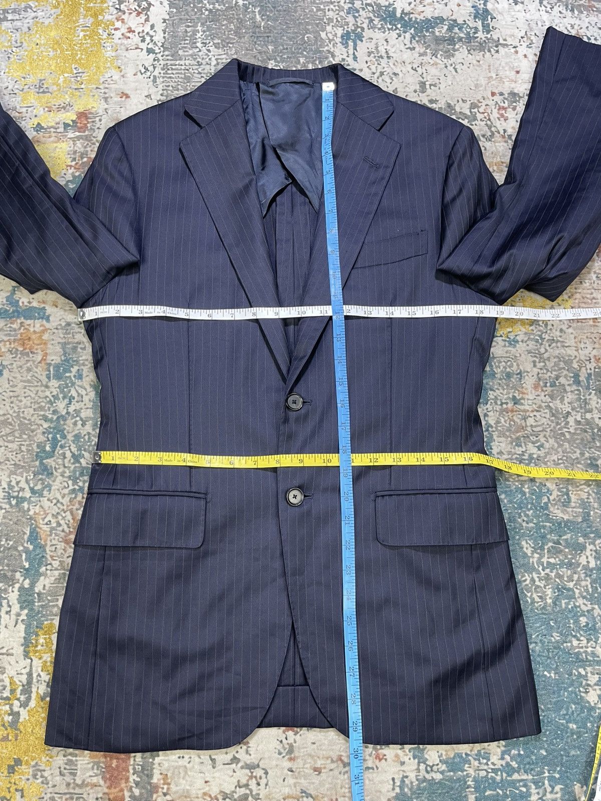 Loro Piana SHIPS x Loro Piana Pinstripes Double Slit Blazers Size US S / EU 44-46 / 1 - 8 Thumbnail