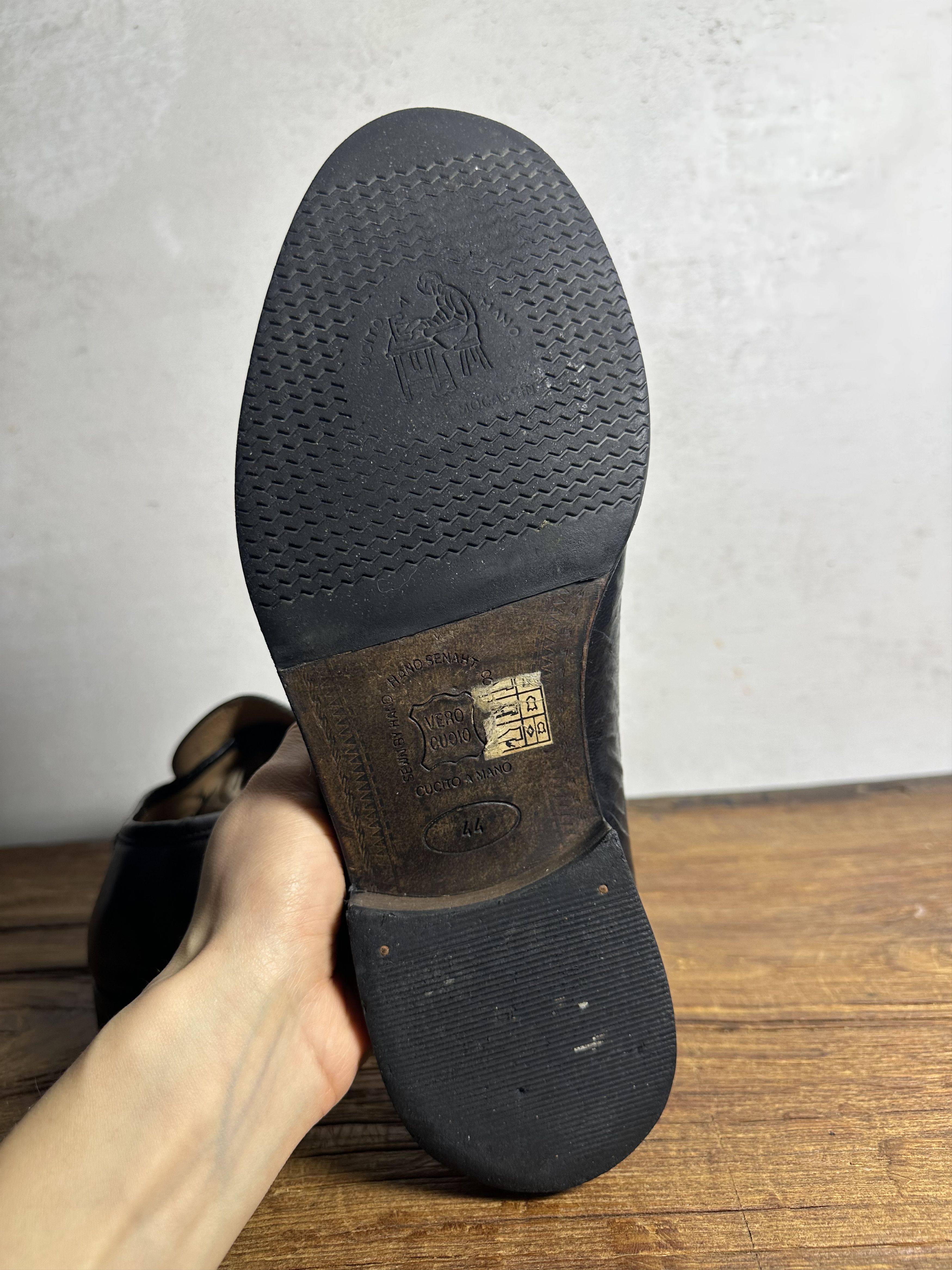 Handmade Custom Ordered Leather Loafers from Antonio Barnieri Size US 11 / EU 44 - 17 Thumbnail