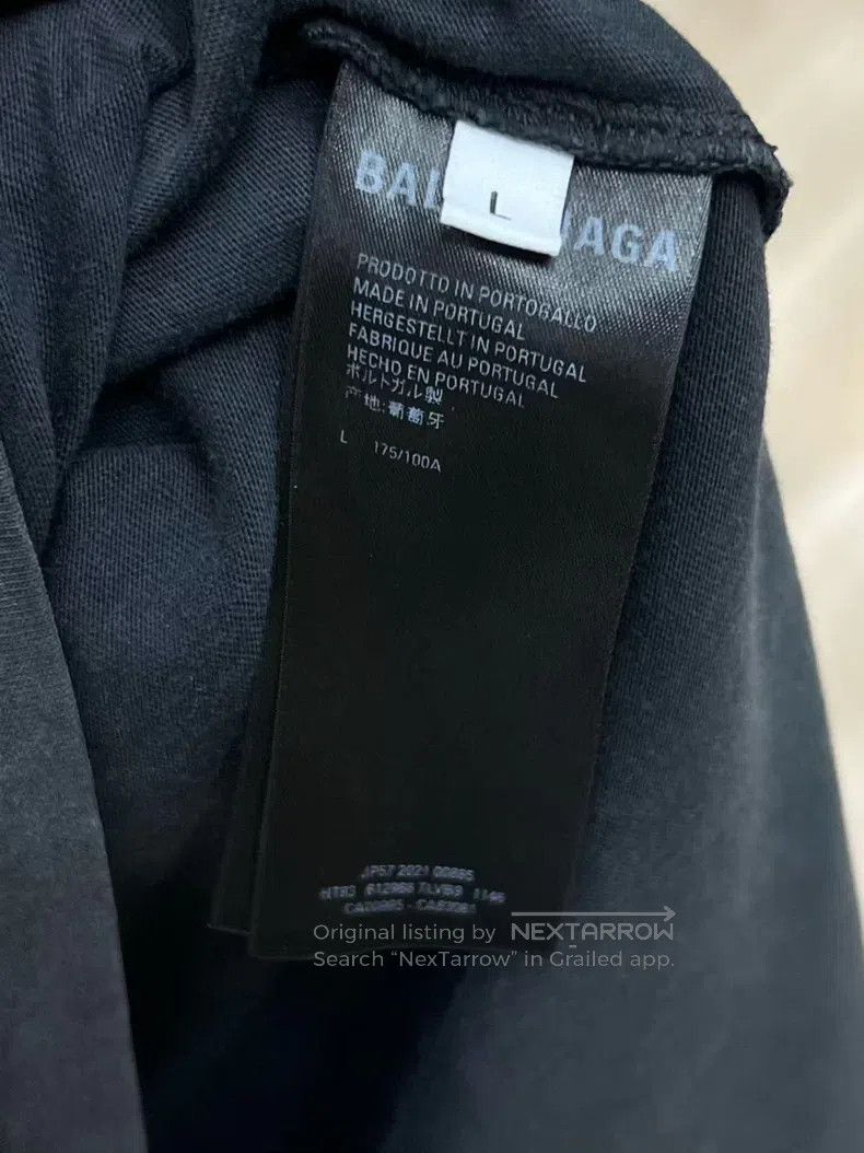 Balenciaga Balenciaga Water-washed grey short-sleeve, size L Size US L / EU 52-54 / 3 - 6 Thumbnail