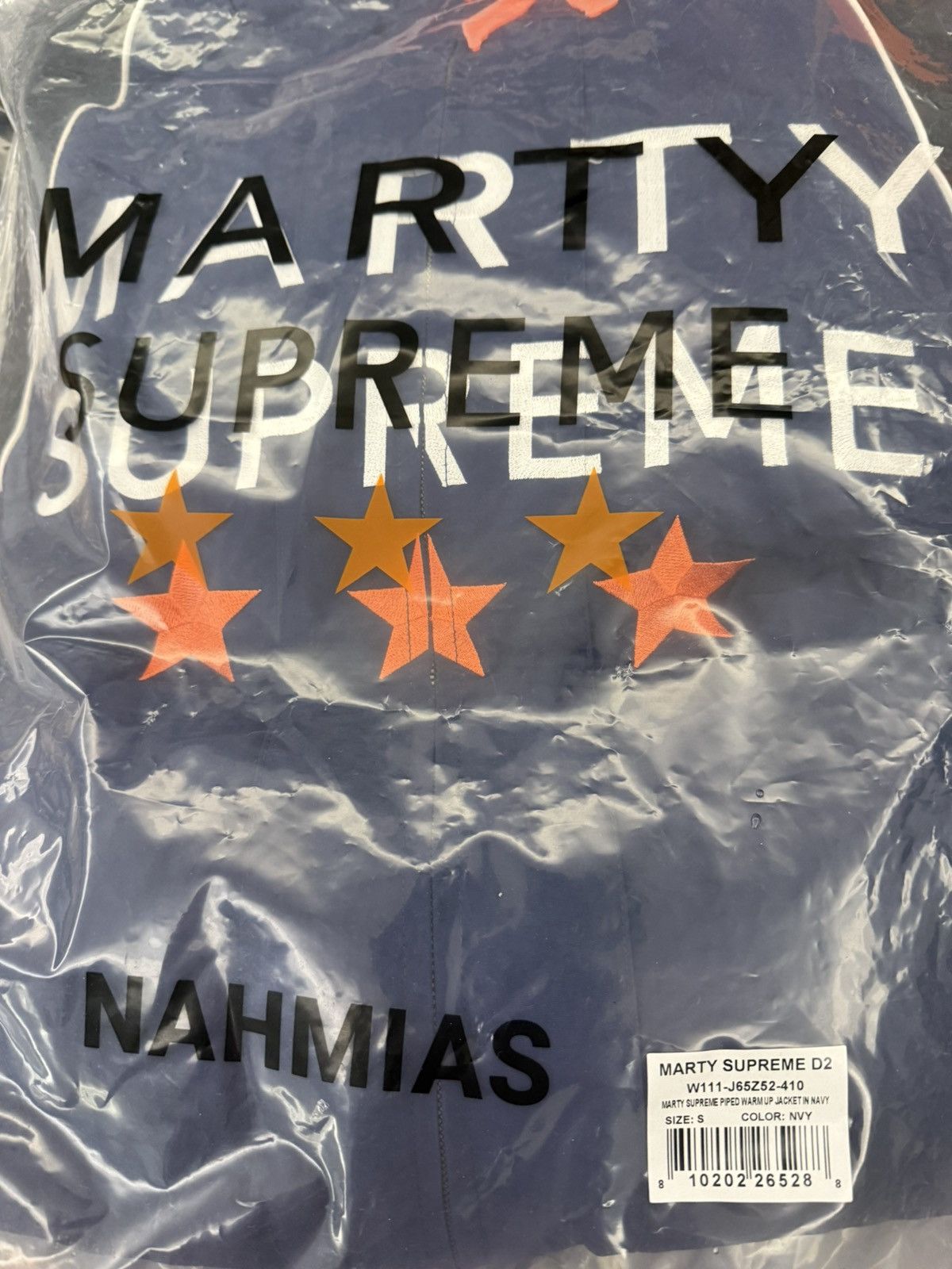 A24 × Nahmias NAHMIAS x Marty Supreme A24 classic piped warm up Jacket Size US S / EU 44-46 / 1 - 7 Thumbnail