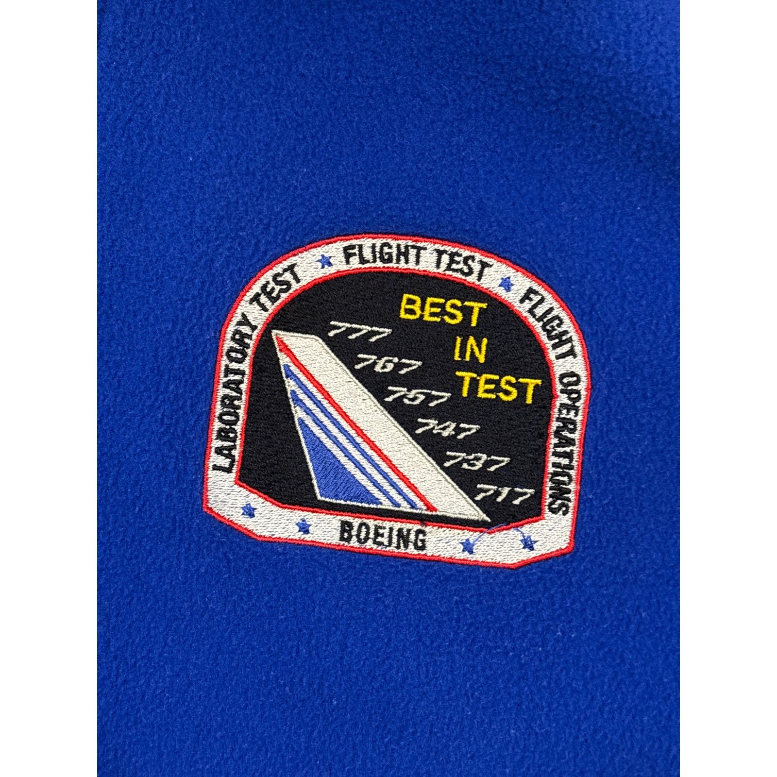 Port & Company Vintage 90s Boeing Company patch Vest Lab Flight Test Op XL Size XL / US 12-14 / IT 48-50 - 2 Thumbnail