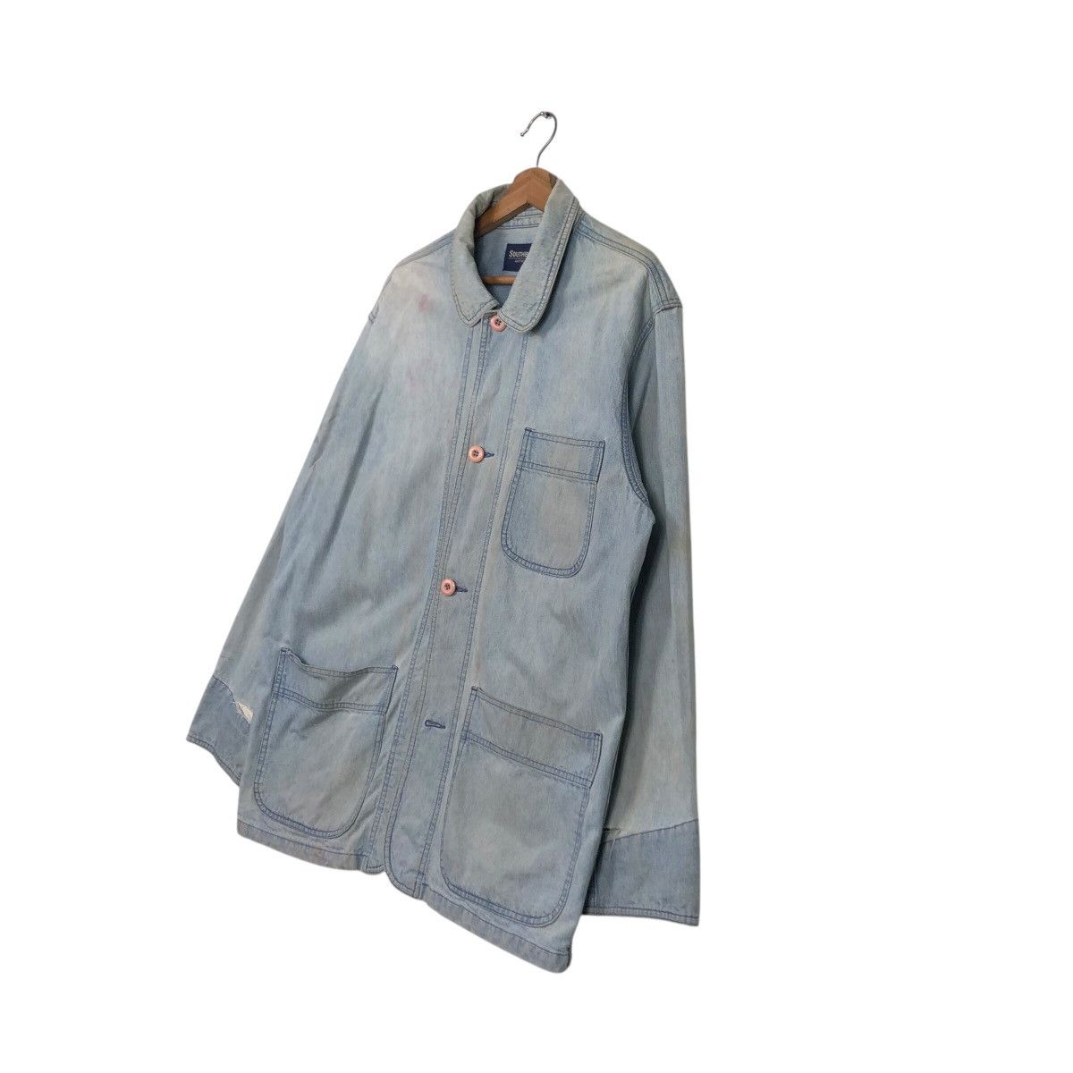 Japanese Brand 📌Vintage Chore Worker Jacket Southbreeze Issey Miyake Size US L / EU 52-54 / 3 - 3 Thumbnail