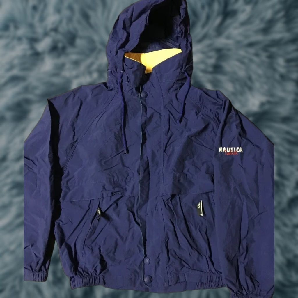 Nautica Vtg 90s Nautica Tahiti Spellout Jacket L Sailing Competition Hip Hop Beach USA Size US L / EU 52-54 / 3 - 1 Thumbnail