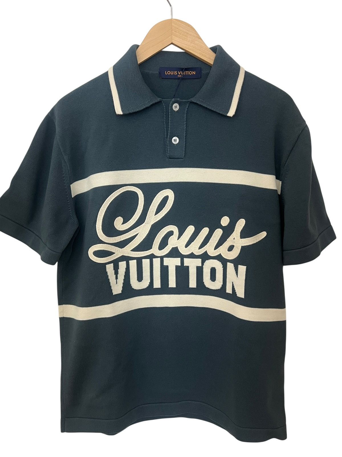 Louis Vuitton Louis Vuitton Embroidered Polo T Shirt Size US M / EU 48-50 / 2 - 1 Thumbnail