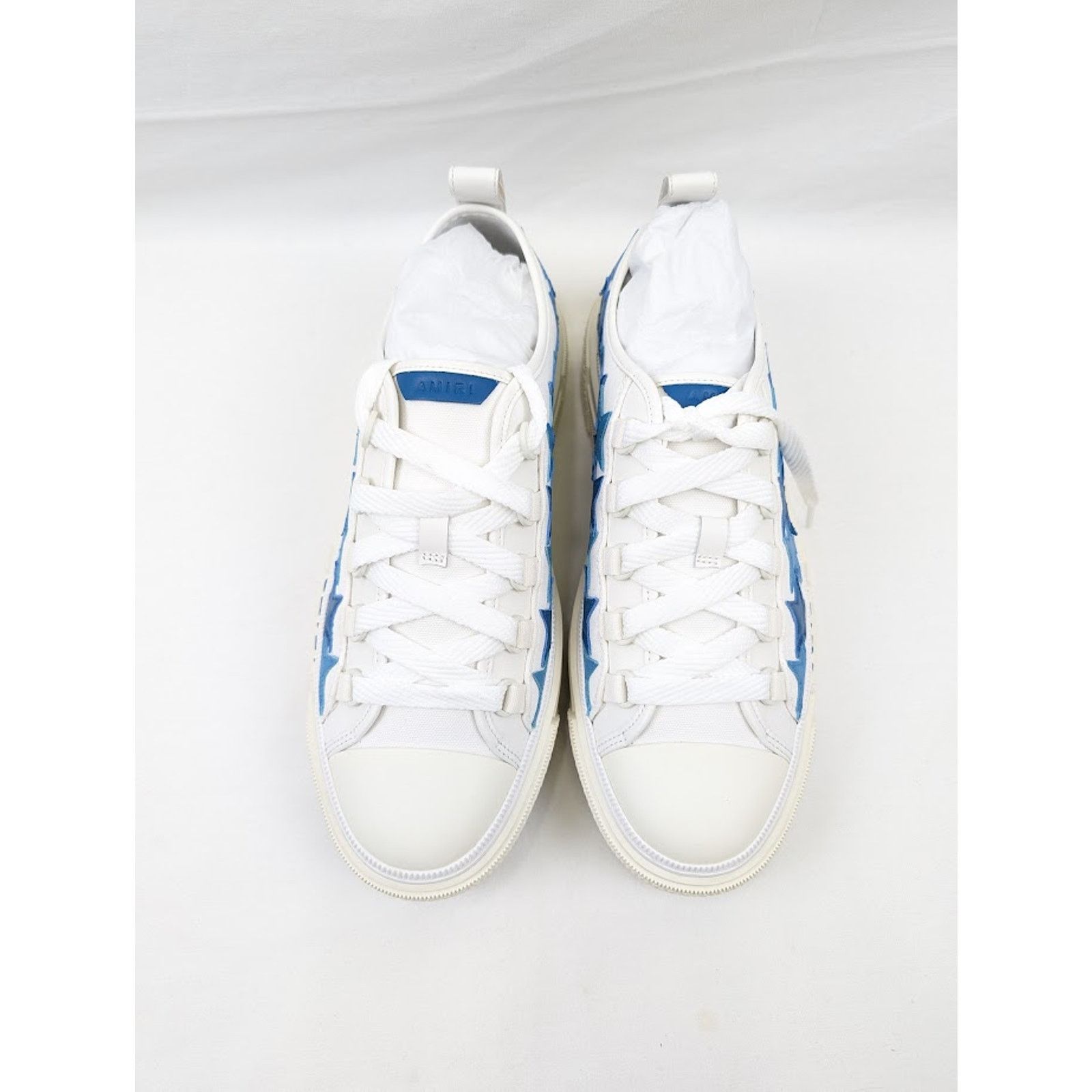 Amiri o1rshd1 Stars Court Low-Top Sneakers in Blue Size US 11 / EU 44 - 15 Thumbnail