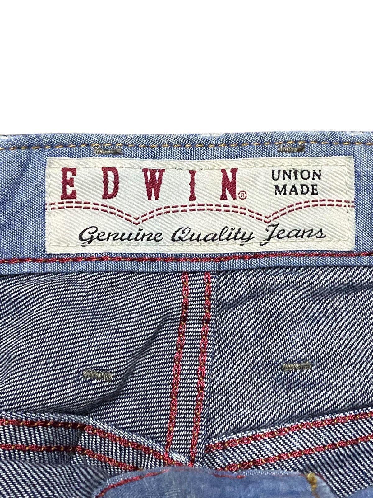 Edwin Vintage Japanese Brand Edwin Union Made Twist Leg Jeans Size US 30 / EU 46 - 14 Thumbnail