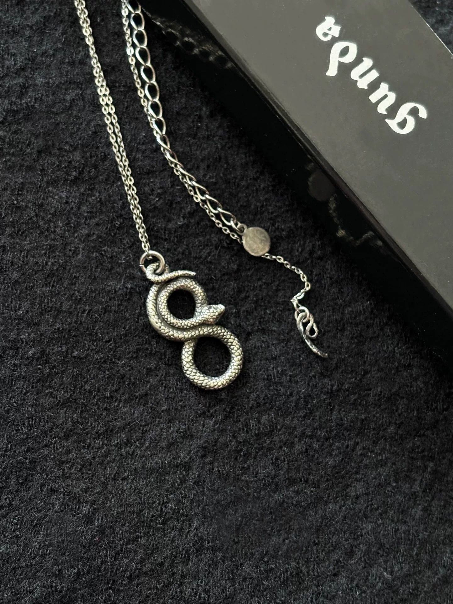 Other da Silver Snake Pendant Necklace Size ONE SIZE - 3 Thumbnail