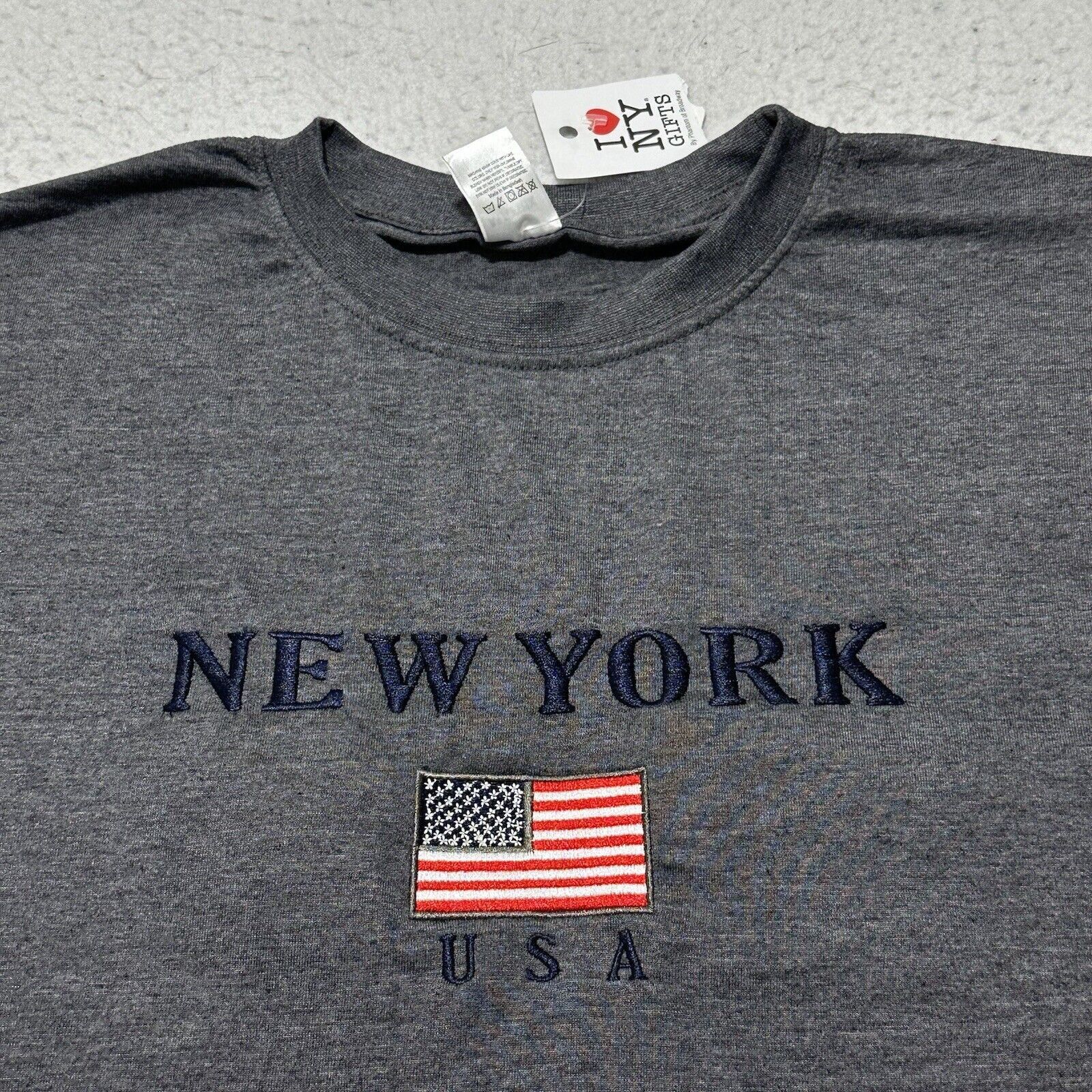 Other Matrix NY I Love New York XL Embroidered Graphic T Shirt Size US XL / EU 56 / 4 - 2 Thumbnail