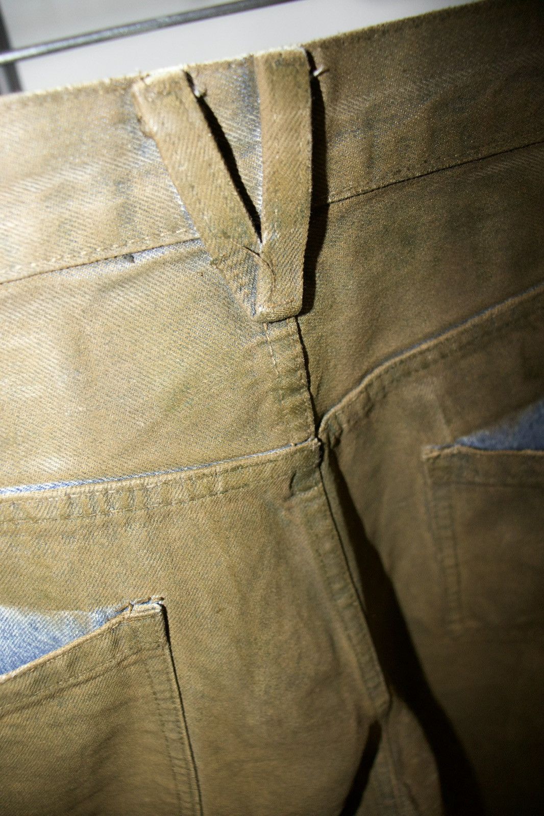 Japanese Brand KRIPT WAXED BAGGY JEANS Size US 30 / EU 46 - 7 Thumbnail
