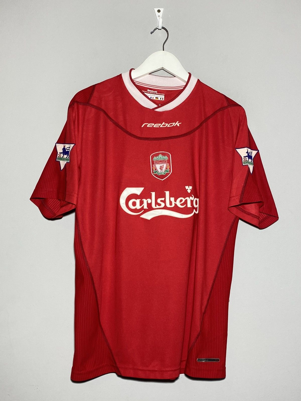 Reebok #10 Owen Liverpool FC 2002-2004 Home Reebok Football Shirt Size US L / EU 52-54 / 3 - 2 Thumbnail