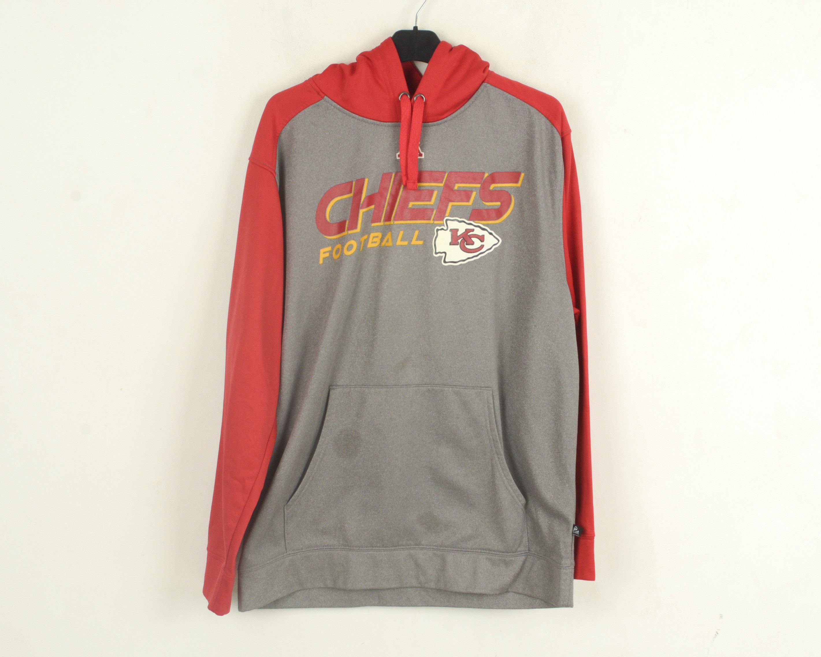NFL Kansas City Chiefs Mens M Hoodie Pullover Fleece Lined Size US M / EU 48-50 / 2 - 1 Thumbnail