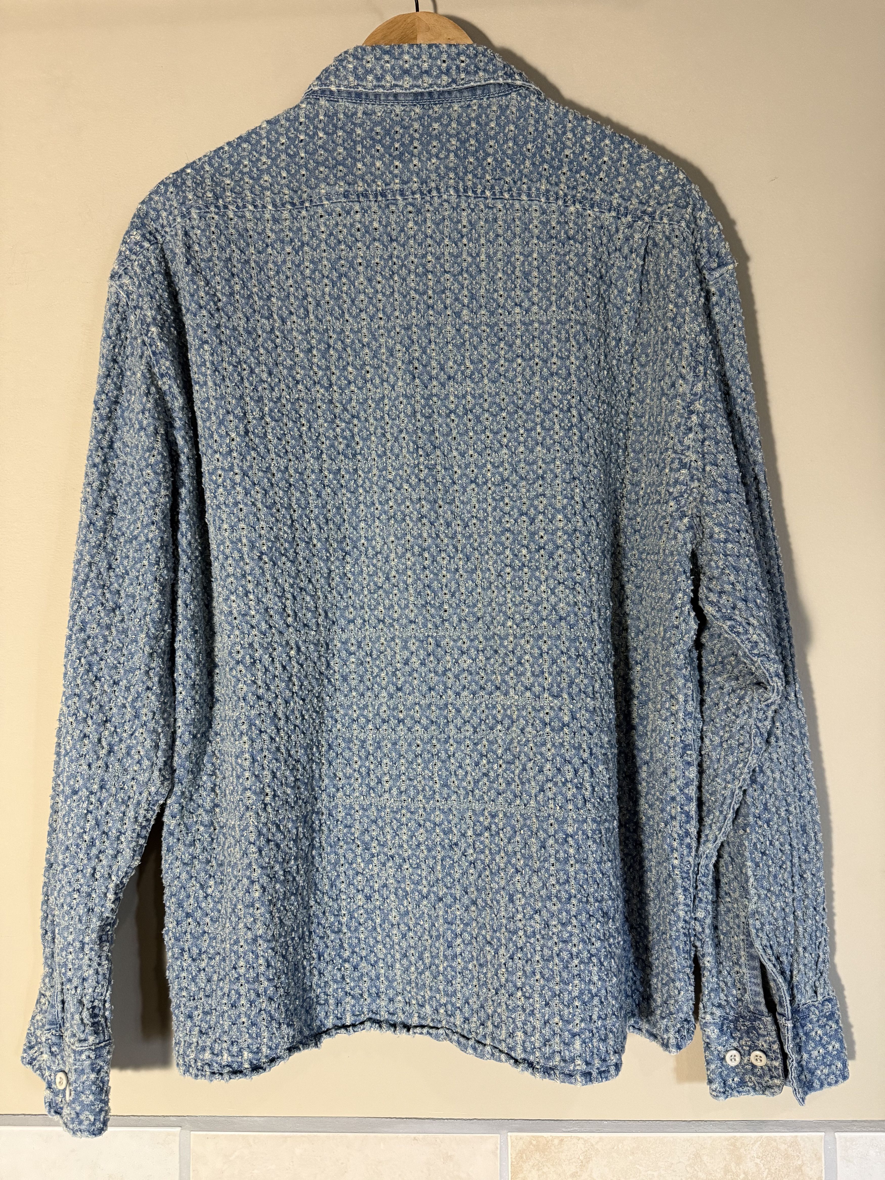 thisisneverthat thisisneverthat Lt Blue Woven Shirt Jacket, Large, NWOT Size US L / EU 52-54 / 3 - 4 Thumbnail