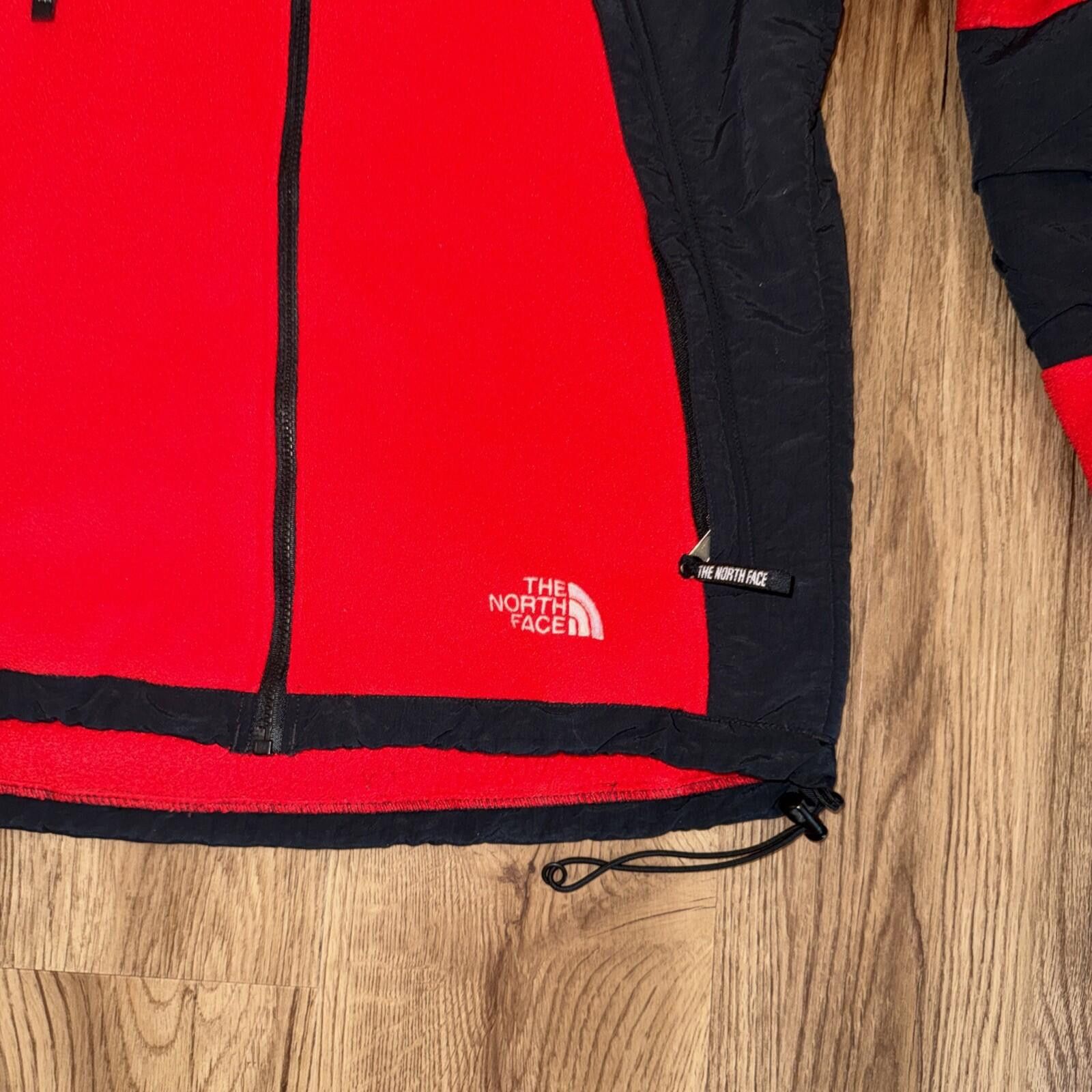 The North Face Vtg North Face Fleece Jacket Red Black 90s Denali Polartec Size US S / EU 44-46 / 1 - 3 Thumbnail
