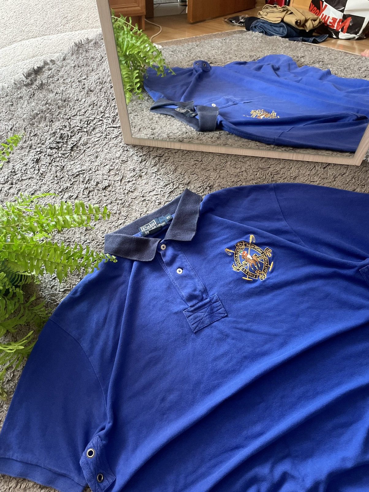 Polo Ralph Lauren × Vintage Polo Ralph Lauren T-Shirt Streetwear Big Logo Chief Keef Y2k Size US XL / EU 56 / 4 - 3 Thumbnail
