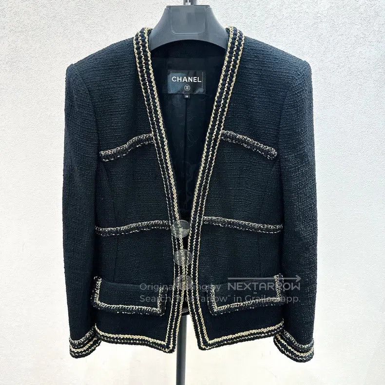 Chanel Chanel Metropolis series black and gold jacket Size XS / US 0-2 / IT 36-38 - 3 Thumbnail
