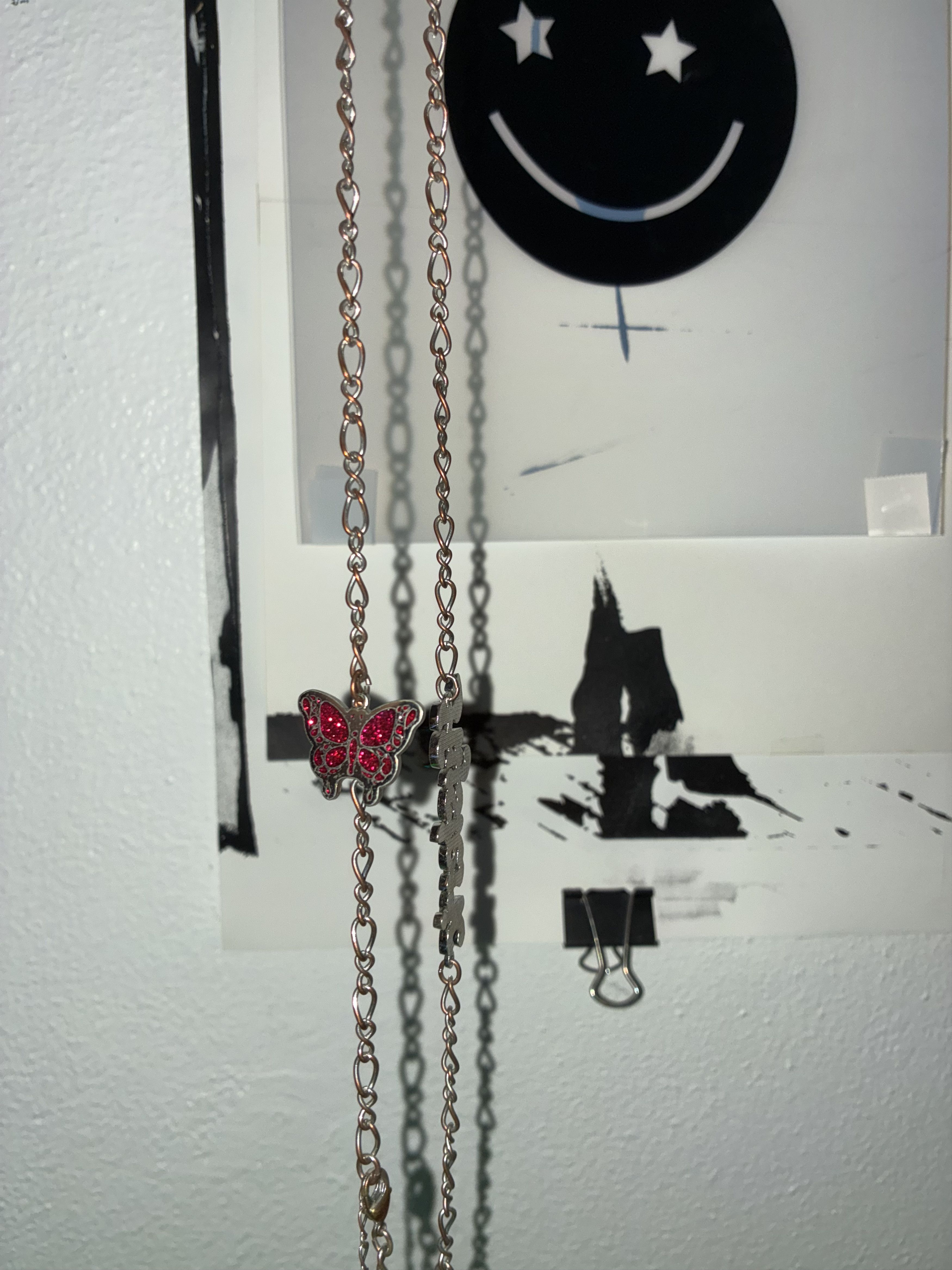 Hysteric Glamour Hysteric Butterfly Ball Charm Chain Necklace Size ONE SIZE - 1 Thumbnail