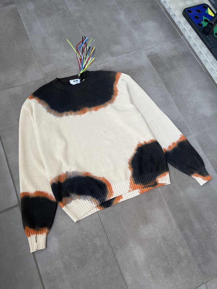 MSGM !DS! SS23 MSGM Abstract Print Knitted Jumper Size US XL / EU 56 / 4 - 9 Thumbnail