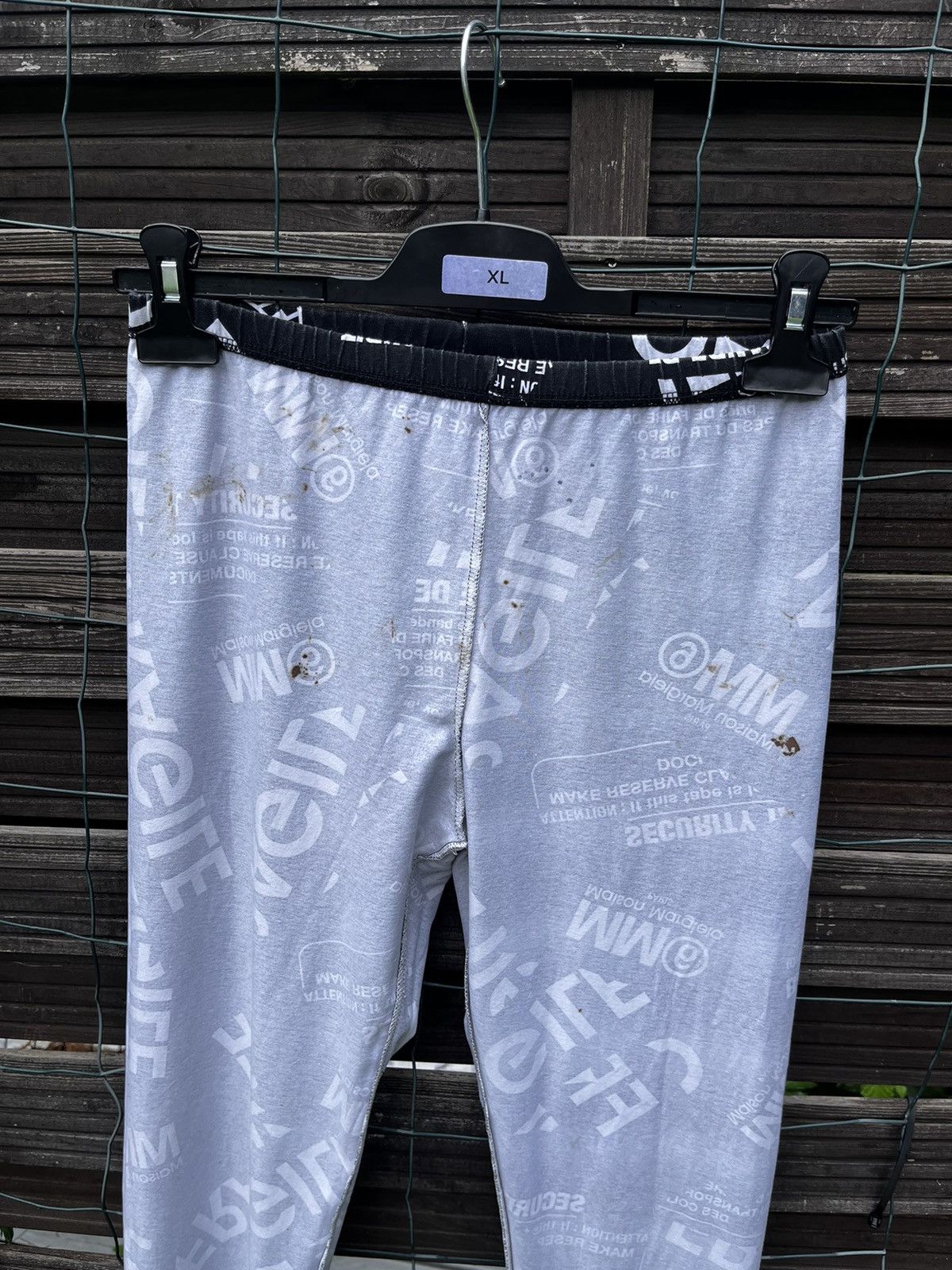 Maison Margiela 🔴 MM6 Maison Margiela Stamp Leggings Size 34" / US 12 / IT 48 - 7 Thumbnail