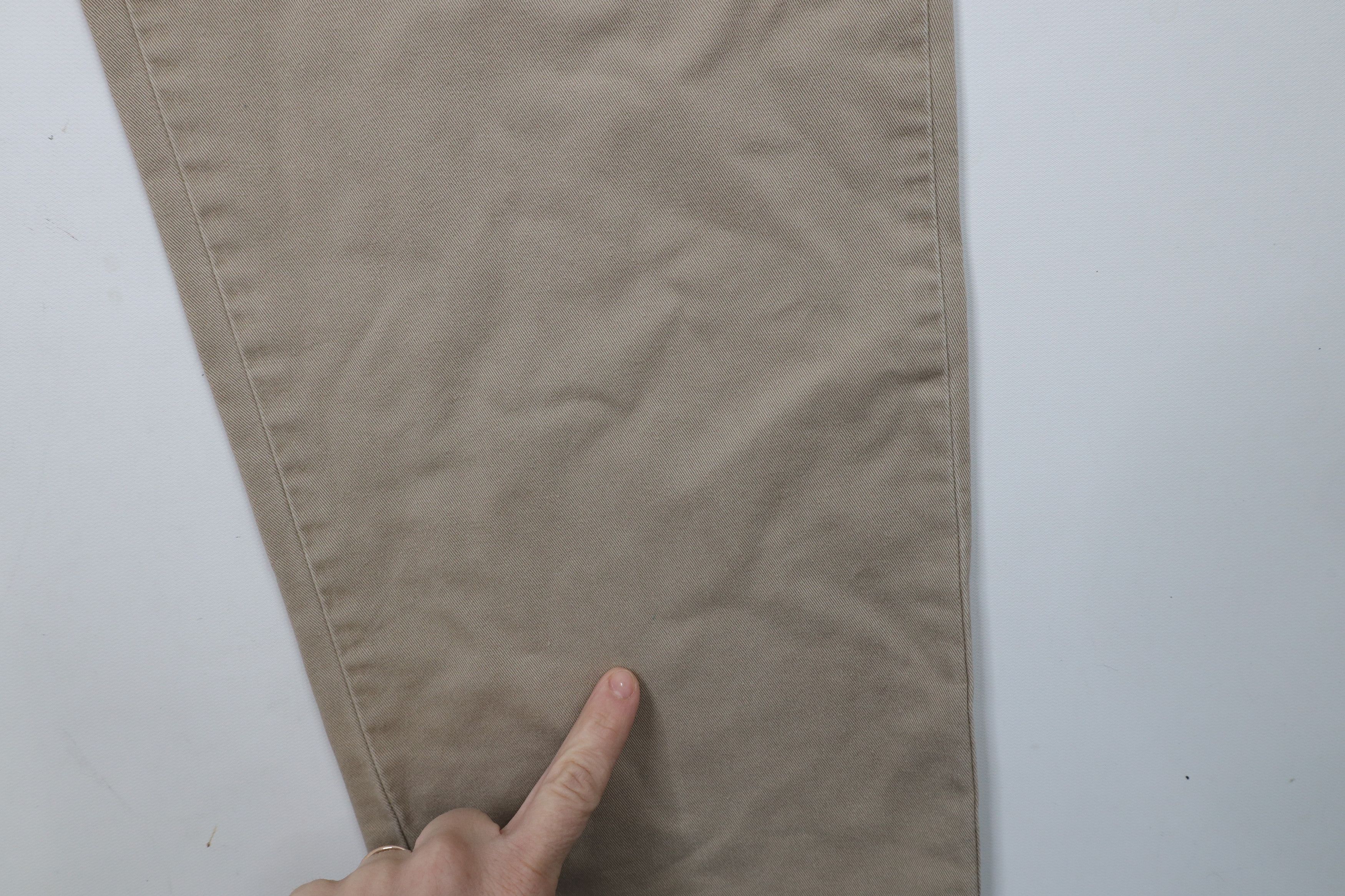 Ralph Lauren × Vintage Vintage 90s Ralph Lauren Chino Pants Beige Cotton USA Size US 36 / EU 52 - 5 Thumbnail