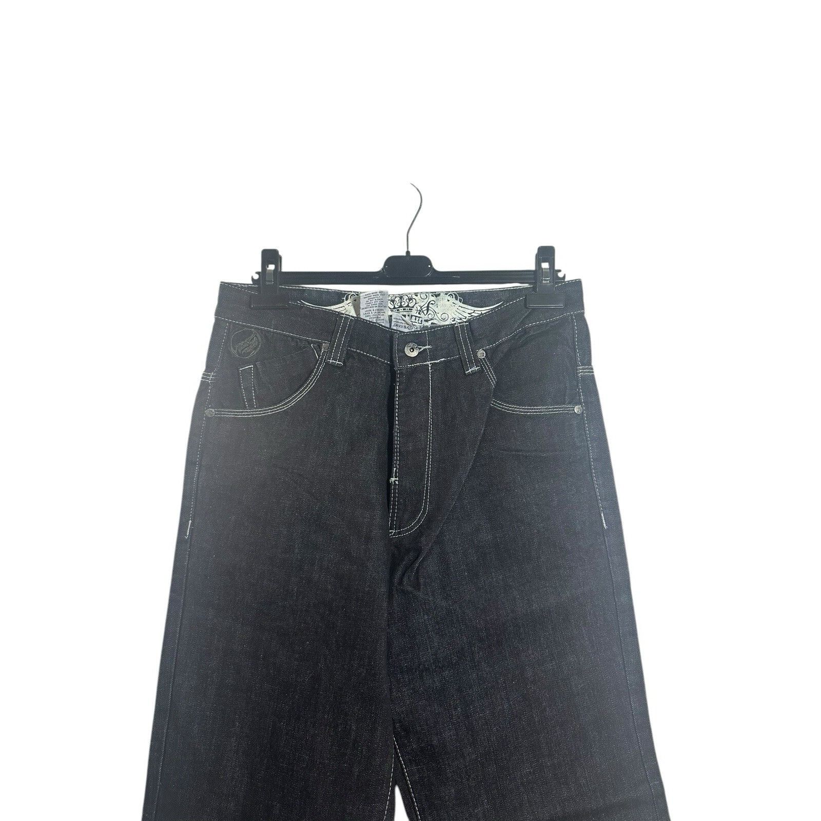 Other Vintage Johnny Blaze Black Denim Jeans Y2K 90’s 2000’s Hip H Size US 34 / EU 50 - 2 Thumbnail
