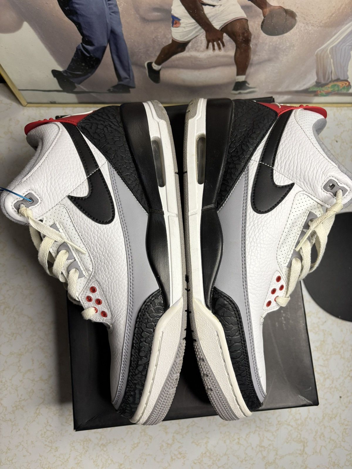Jordan Brand Air Jordan 3 Retro Tinker Size US 12 / EU 45 - 4 Thumbnail