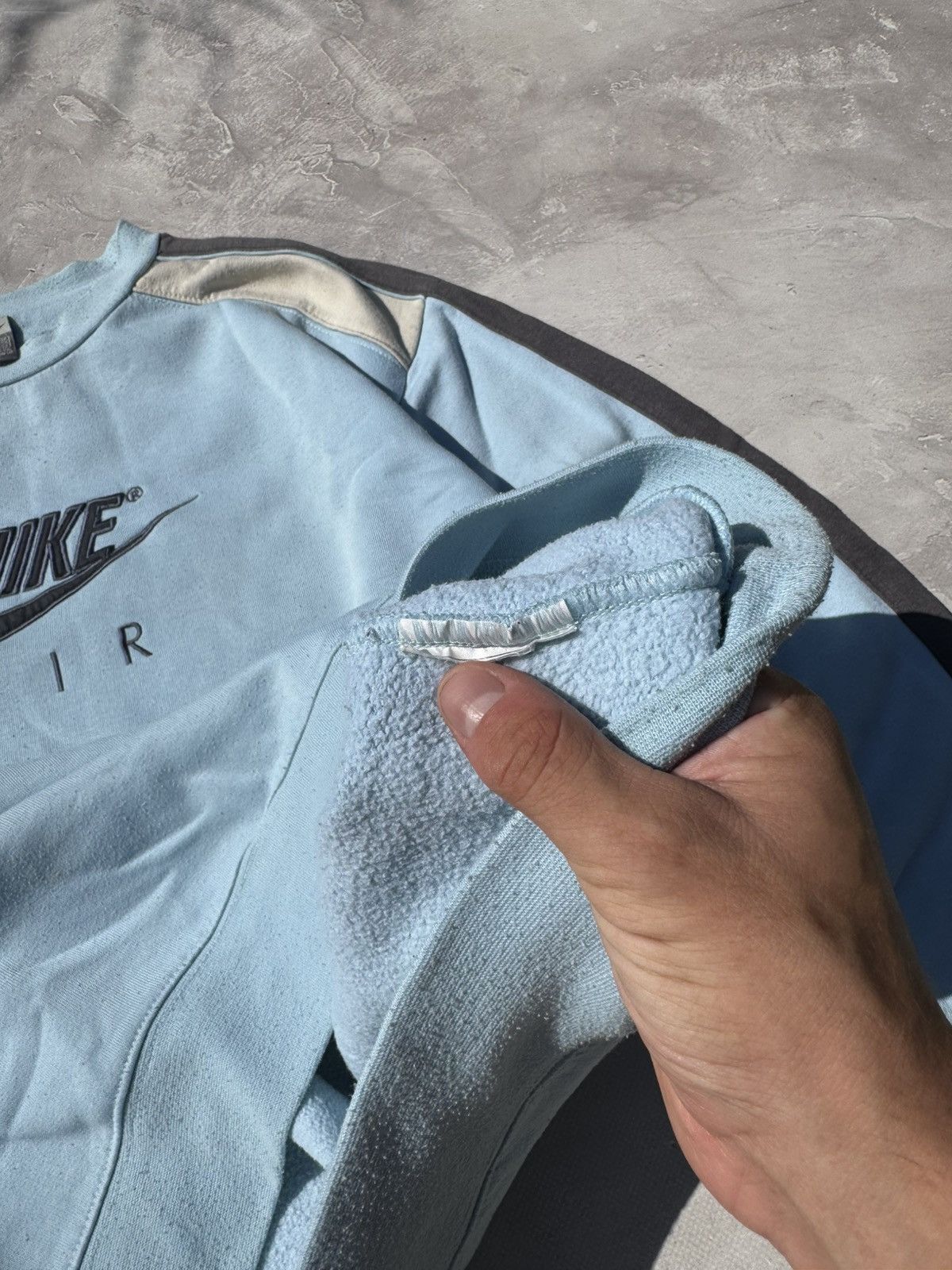 Nike Vintage 90s Nike Air Baggy Cotton Y2k Sweatshirt Size US XL / EU 56 / 4 - 7 Thumbnail