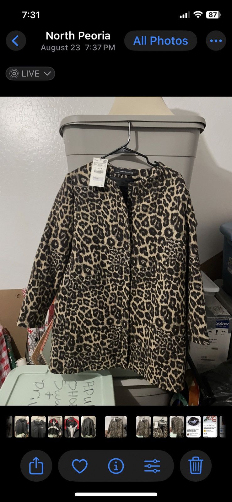 Zara Zara Coat Size XL / US 12-14 / IT 48-50 - 1 Thumbnail