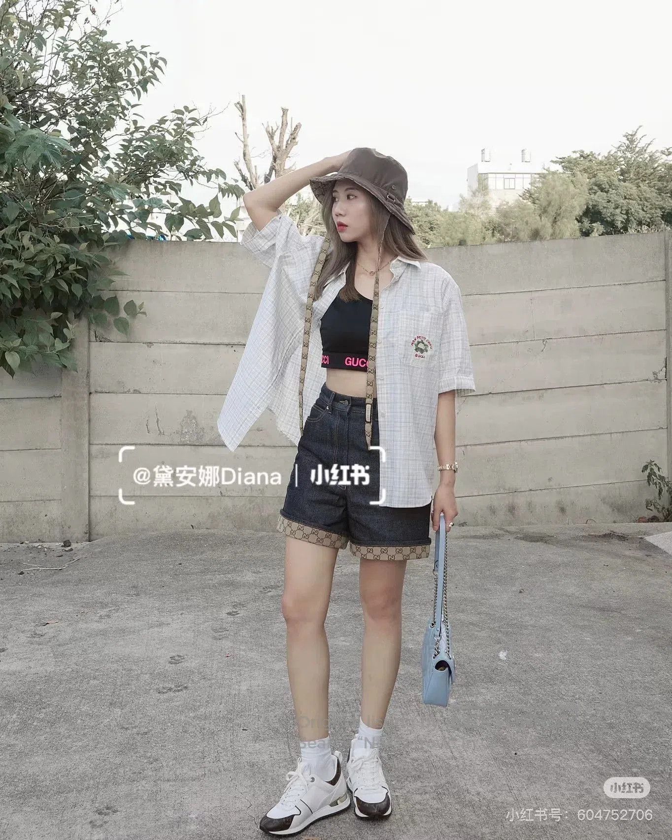 Gucci Gucci Limited Embroidered Plaid Short. Size US XXS / EU 40 - 2 Thumbnail