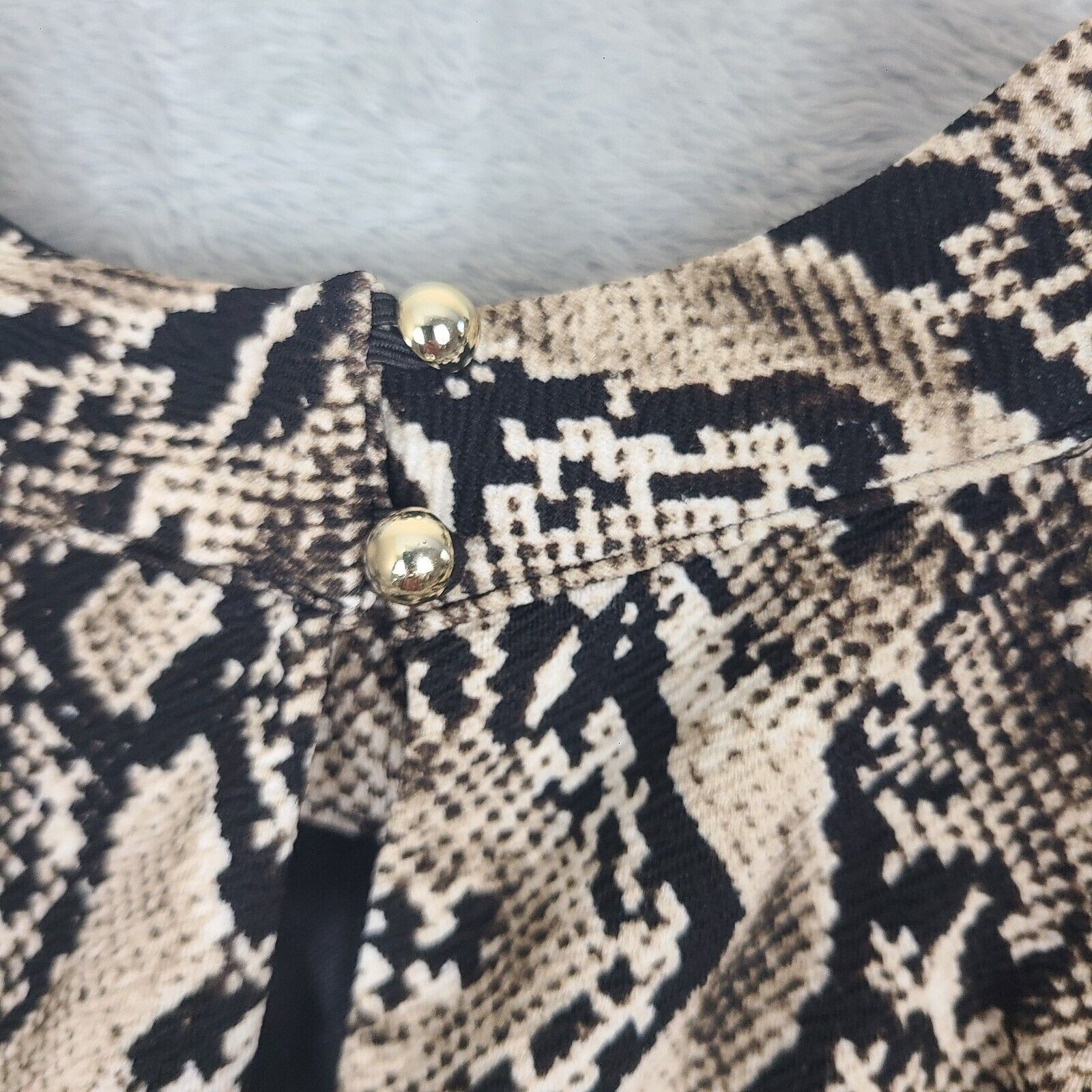 Vintage Thalia & Sodi Size XL top Snake Skin print sleeves Women's T Size XL / US 12-14 / IT 48-50 - 9 Thumbnail