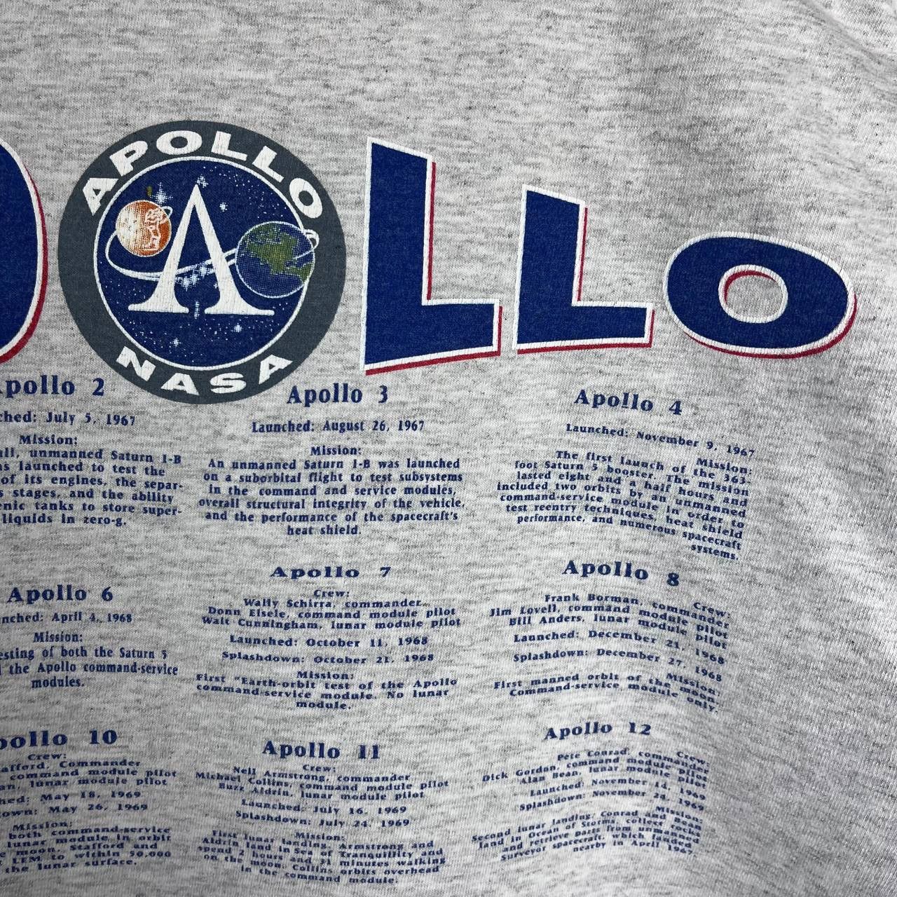 NASA × Vintage Vintage 1972 NASA Apollo Tshirt Moon Space Center Size L Size US L / EU 52-54 / 3 - 6 Thumbnail
