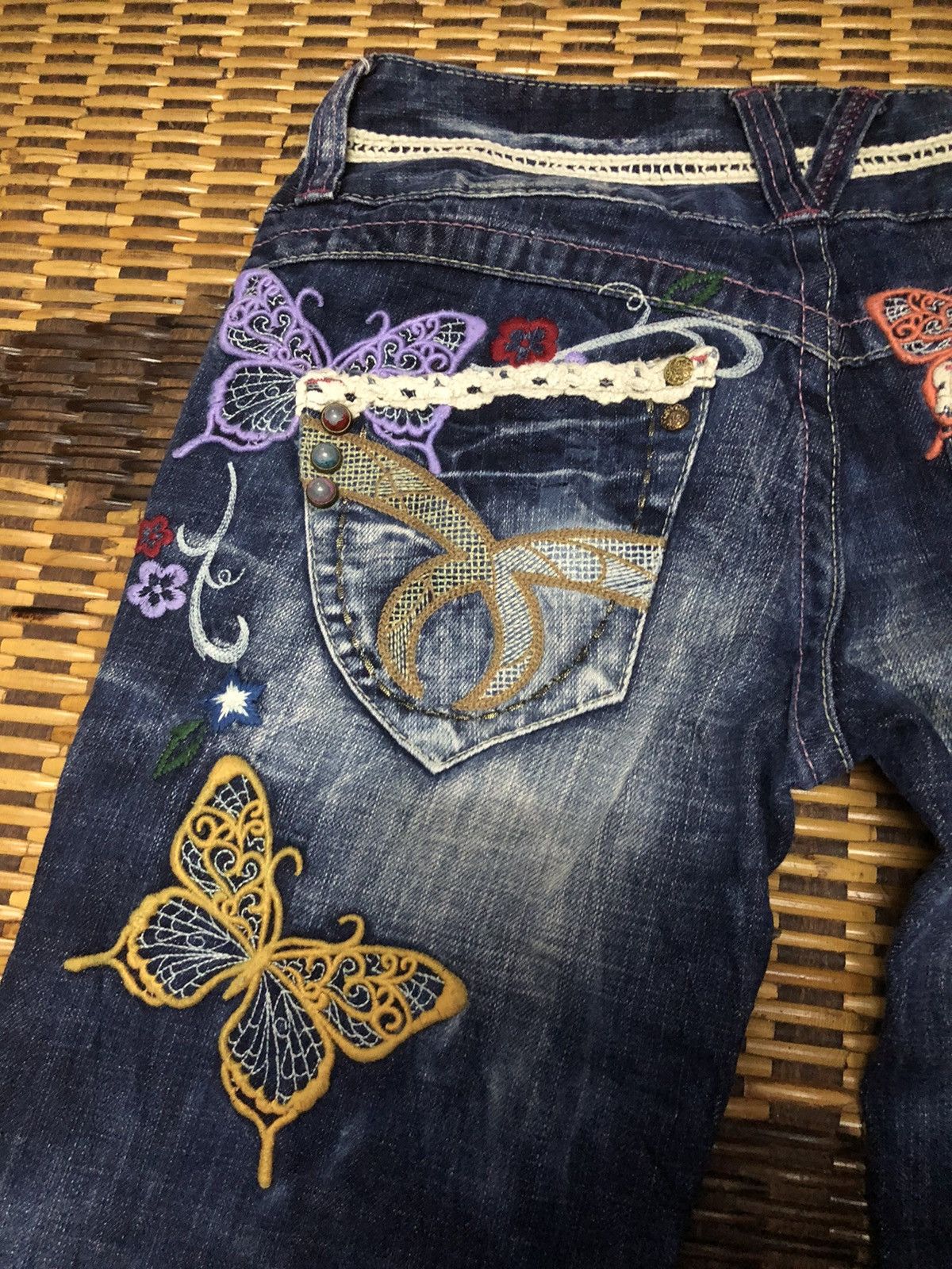 Designer × Hysteric Glamour × Japanese Brand Vintage Red Pepper Jeans Japanese Brand Size 31" - 15 Thumbnail