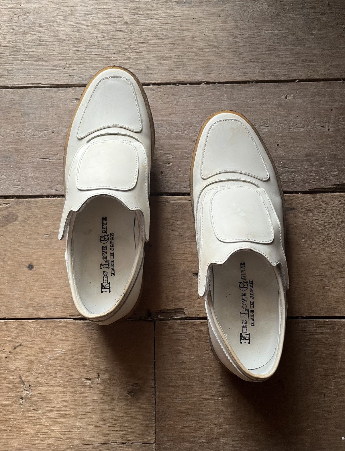 Kids Love Gaite 🔥Kids Love Gaite Zip-up Leather Loafers Japanese Craftsman Size US 8 / IT 38 - 3 Thumbnail