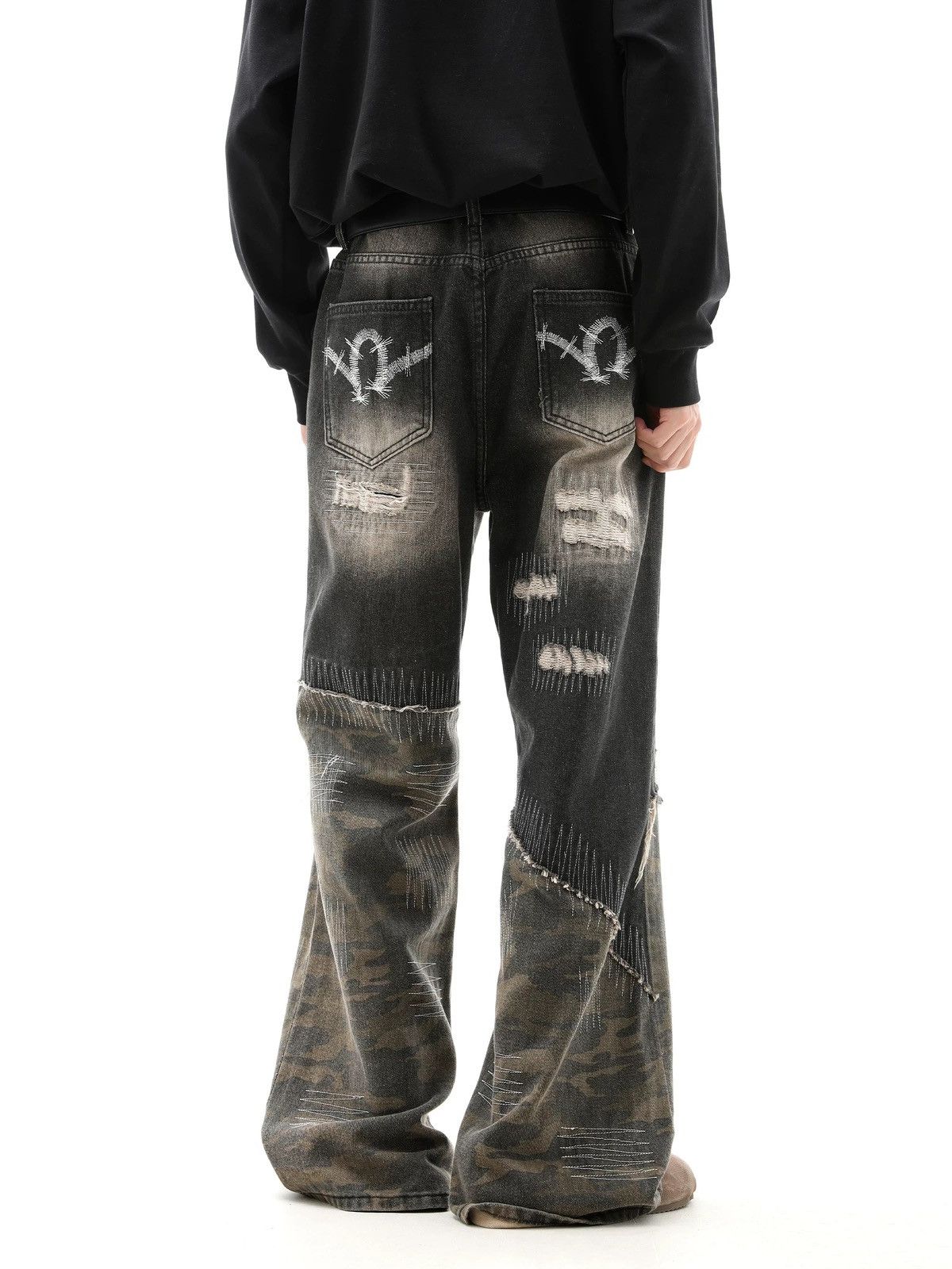 Japanese Brand × Vintage Retro punk pants Size US 31 - 1 Thumbnail
