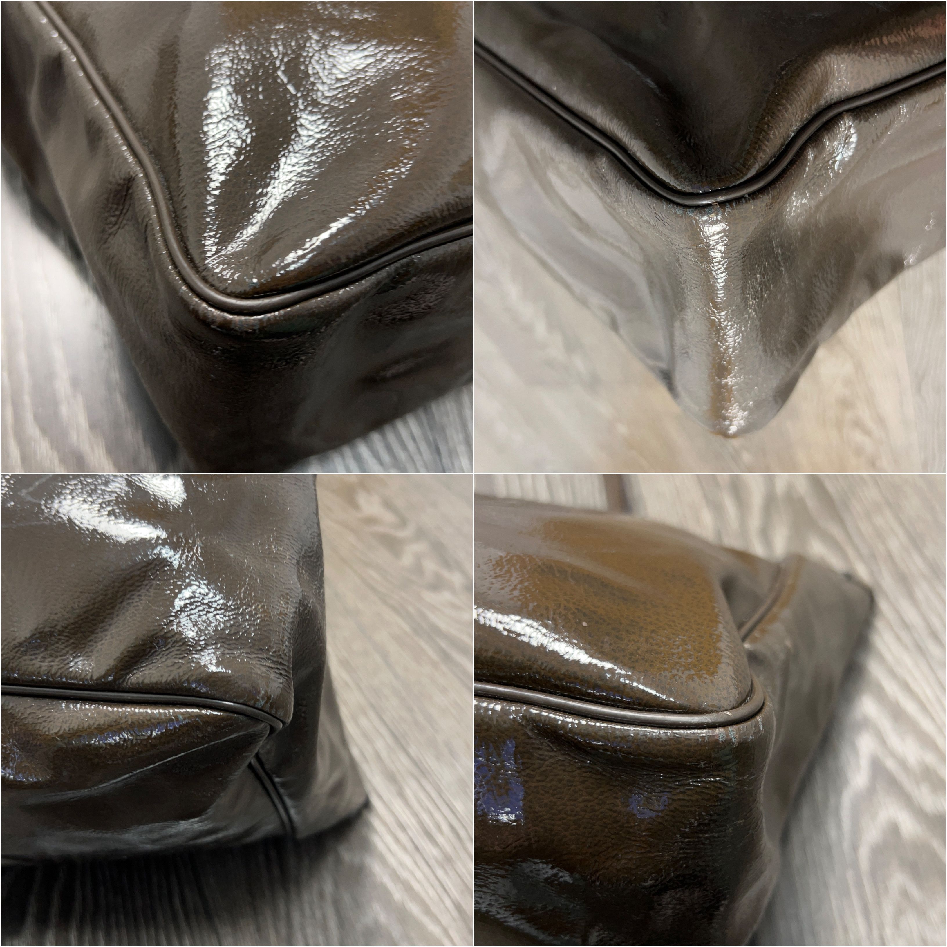 Longchamp Paris Roseau Patent Leather Tote Bag Handle Shoulder Bag Size ONE SIZE - 23 Thumbnail