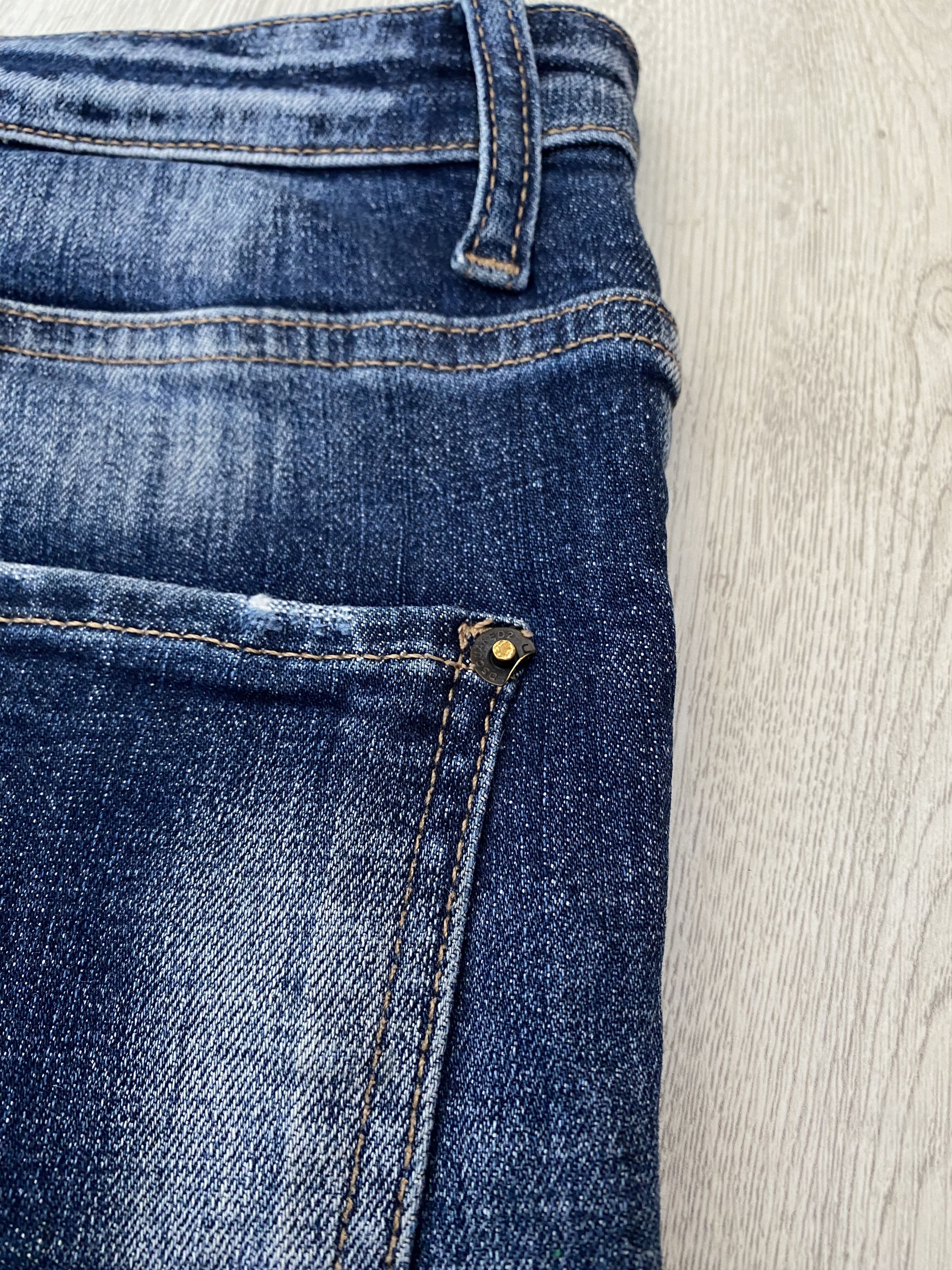 Dsquared2 × Hysteric Glamour × If Six Was Nine Rare vintage y2k Dsquared2 distressed painted skinny jeans Size US 38 / EU 54 - 17 Thumbnail