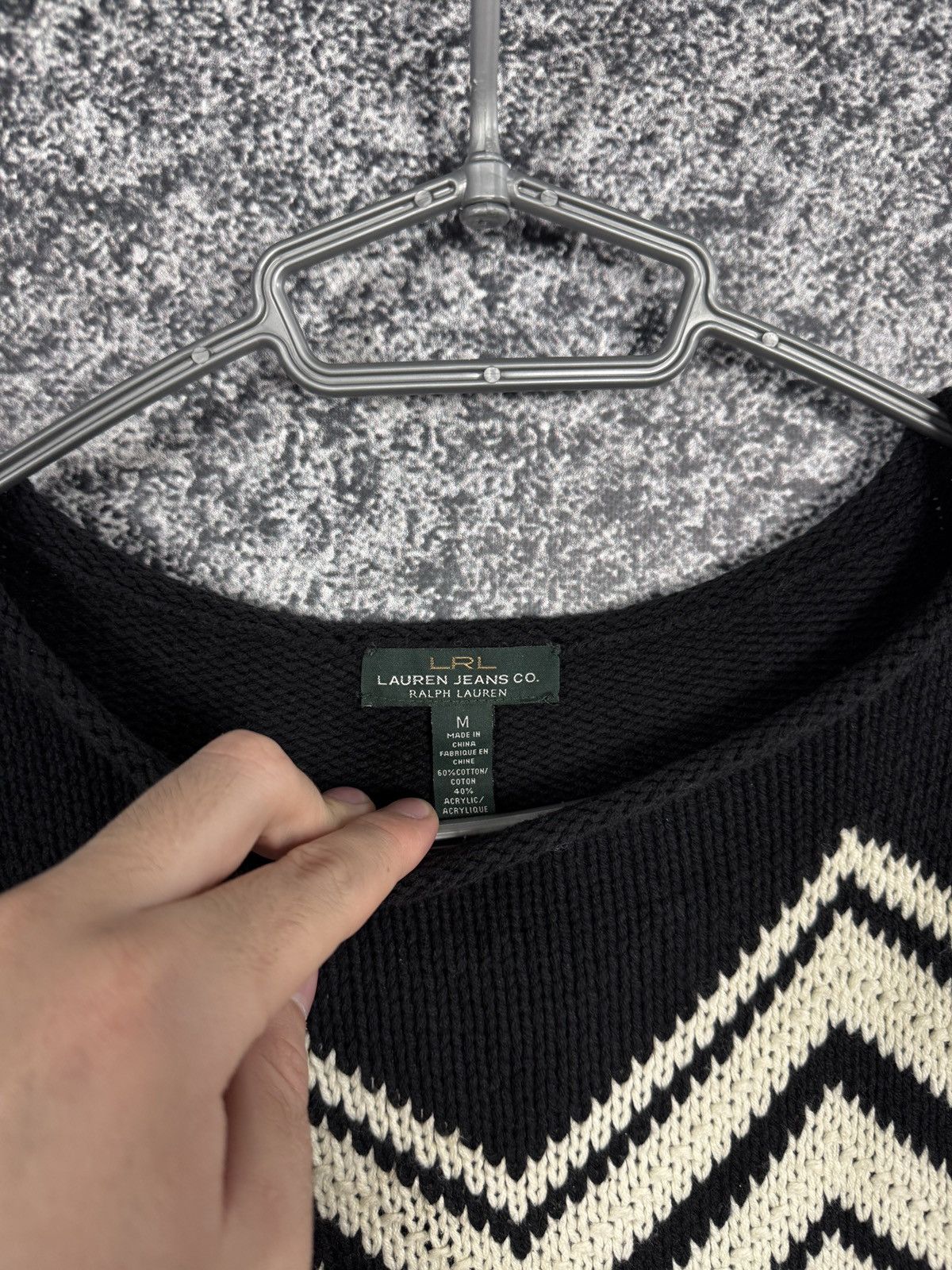 Ralph Lauren LRL Lauren Jeans Co Ralph Lauren Knit Sweater Aztec Pattern Size M / US 6-8 / IT 42-44 - 7 Thumbnail