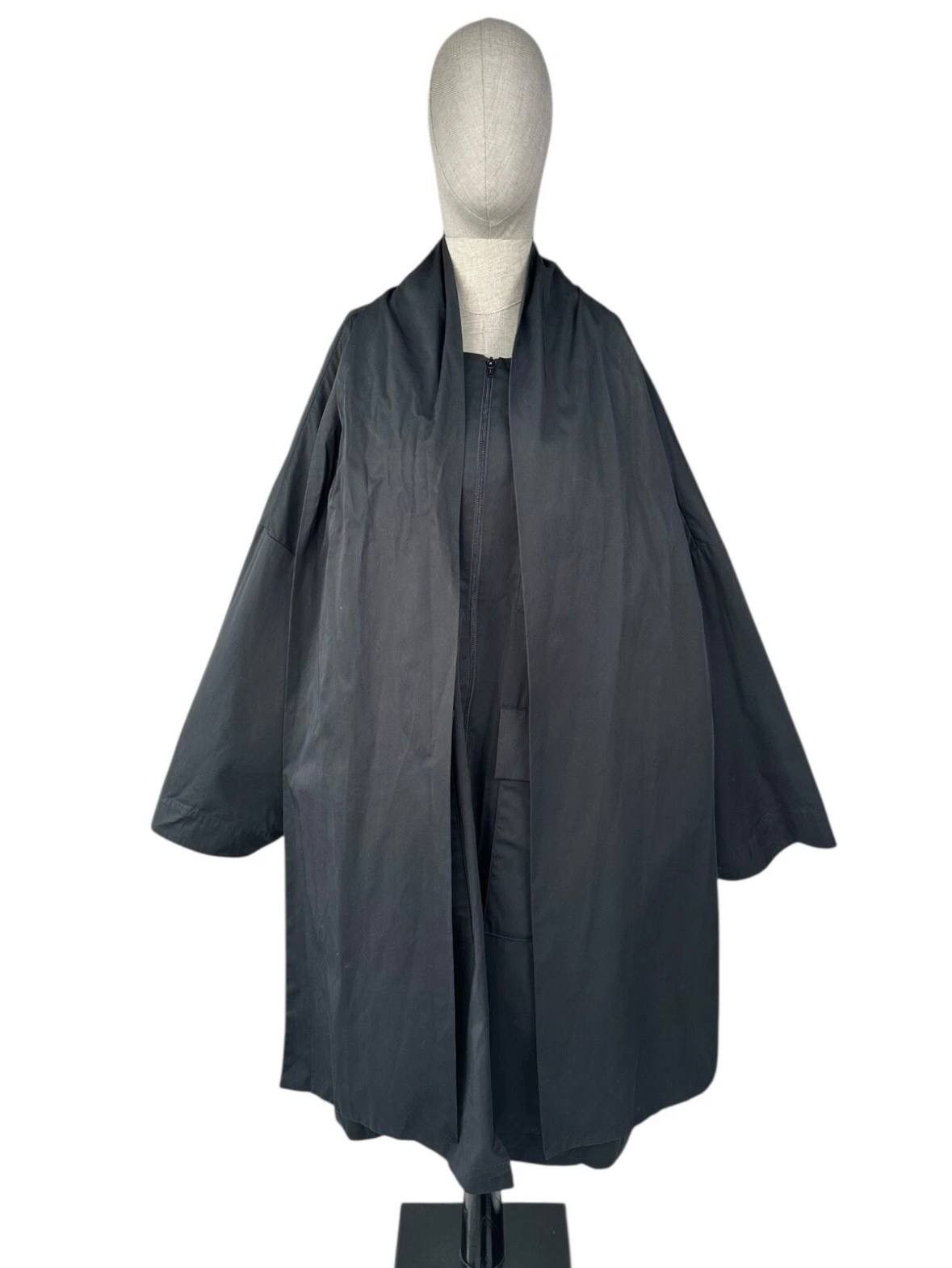 Other CHRISTA DE CAROUGE Avant Garde Black Oversized Coat Jacket Size ONE SIZE - 6 Thumbnail