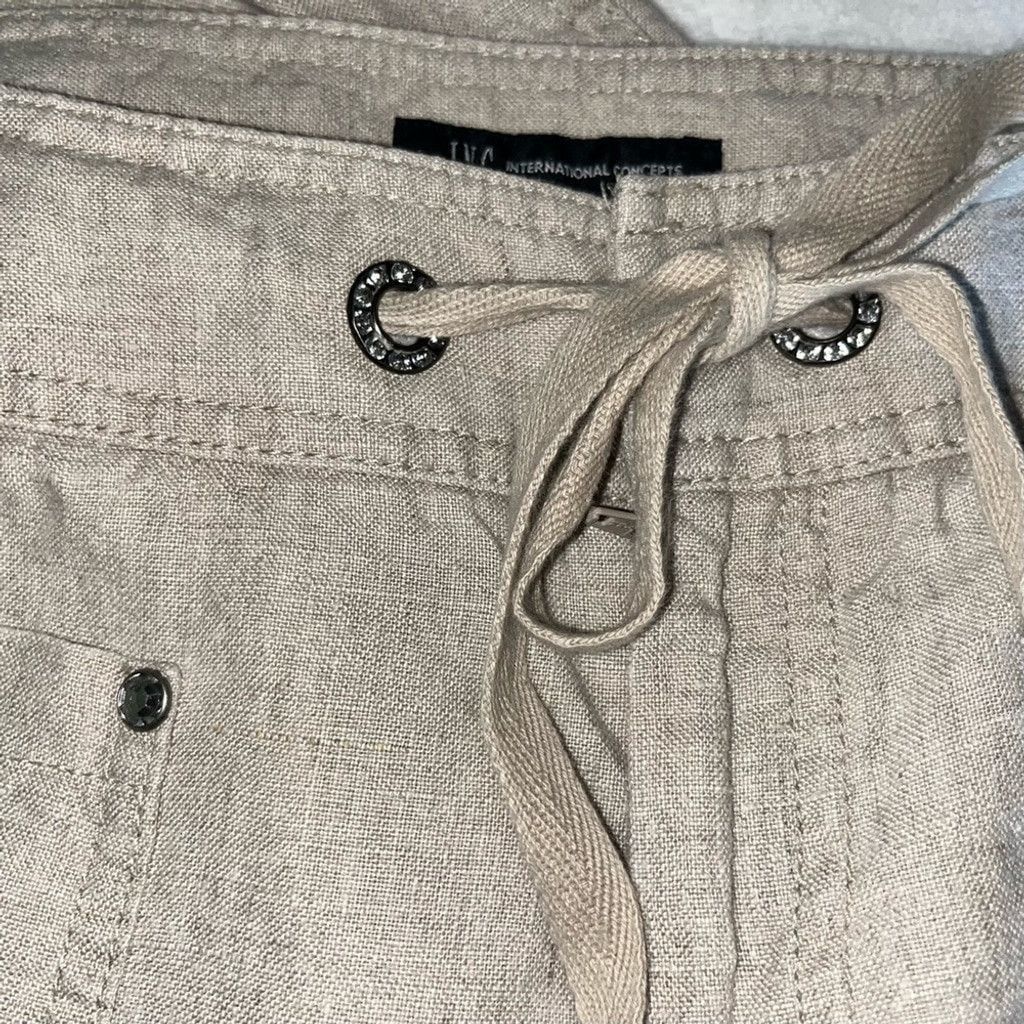 I.N.C Light weight INC linen, Capri pants Size 36" / US 14 / IT 50 - 4 Thumbnail