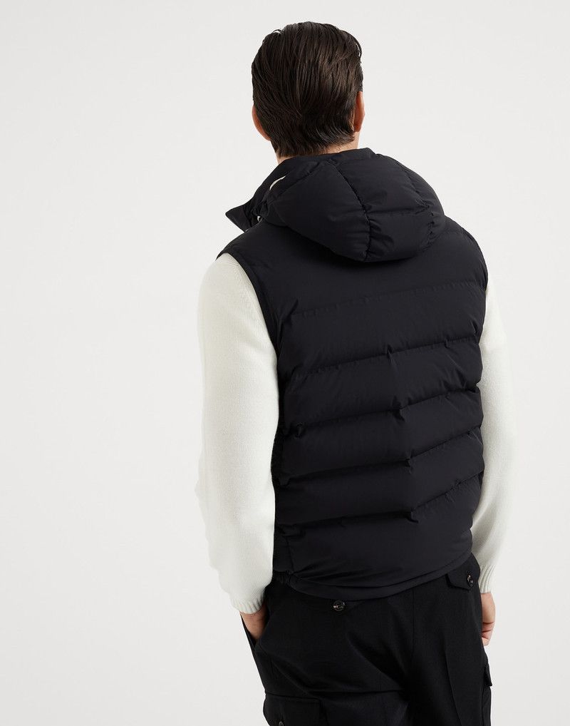 Brunello Cucinelli o1w1db10326 Wr Padded Vest in Black Size US XL / EU 56 / 4 - 3 Thumbnail