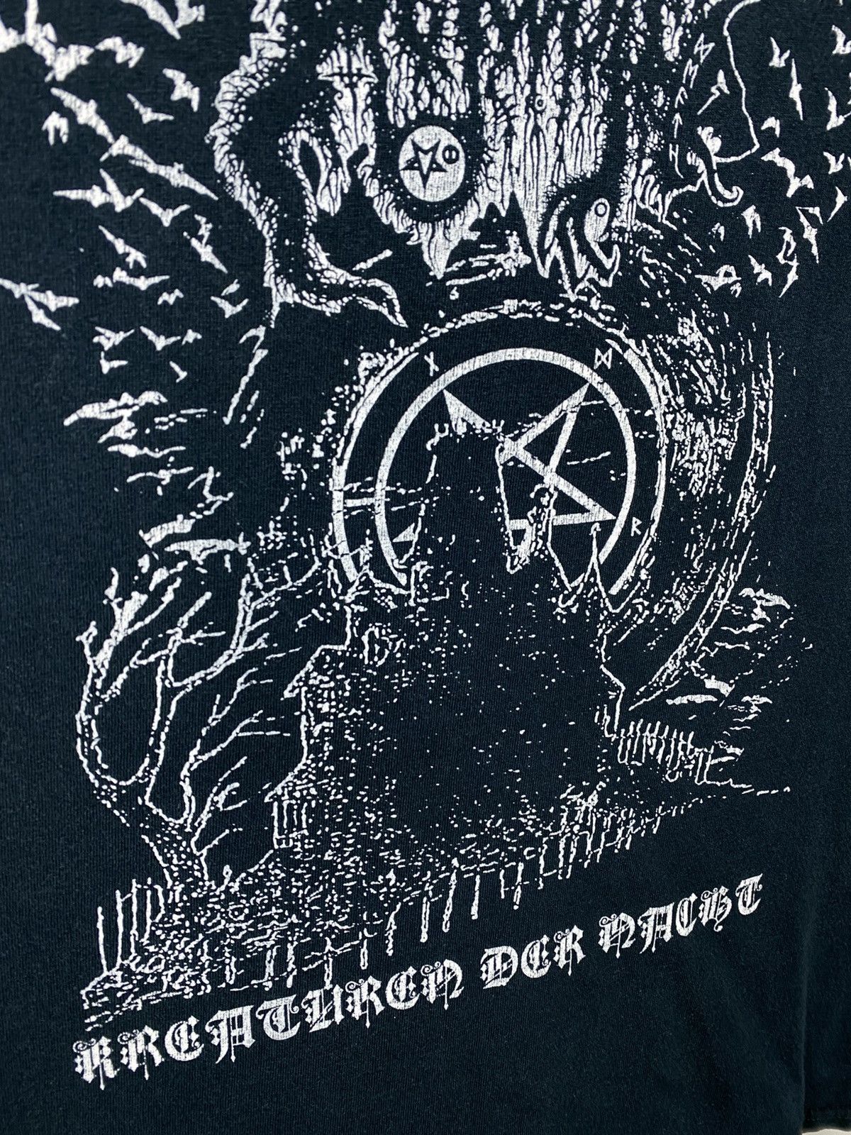 Band Tees 🎸Vintage 00s T-Shirt The True Werwolf Kreaturen Der Nacht🎸 Size US S / EU 44-46 / 1 - 9 Thumbnail
