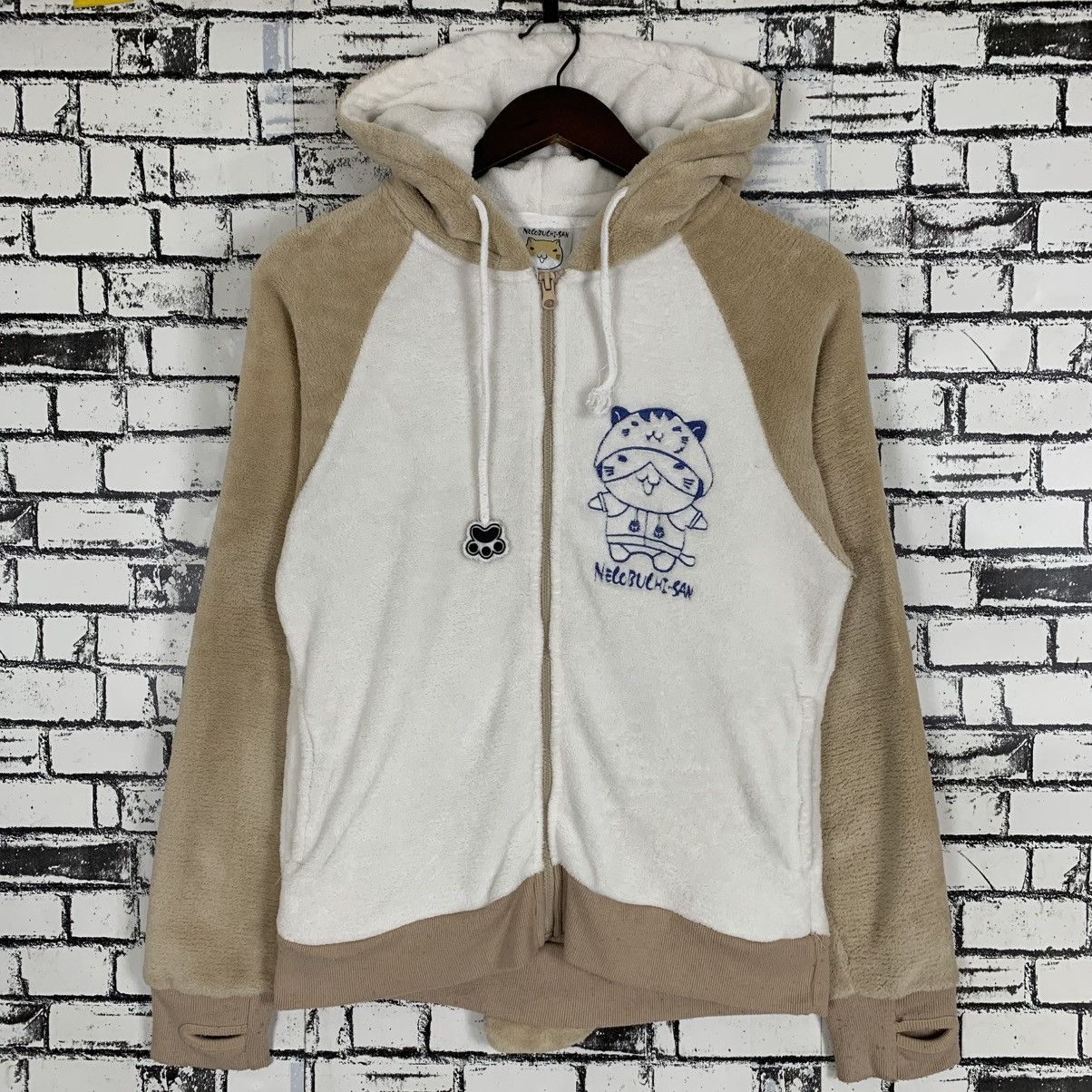 Designer × Japanese Brand × Vintage Necobuchi- San Anime Japanese Cartoon Zipper Hoodie Pullover Size US M / EU 48-50 / 2 - 1 Thumbnail