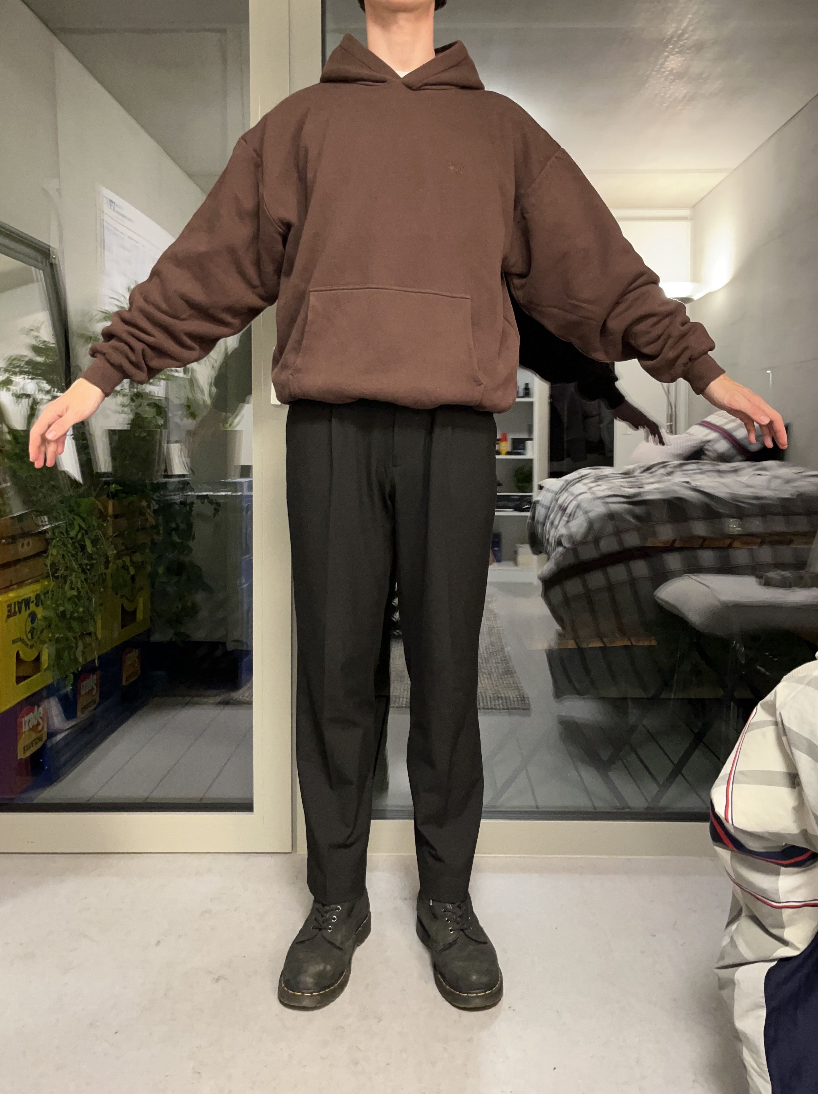 Other Root Atelier Double Layered Hoodie Oversized| L | Brown Puce Size US XL / EU 56 / 4 - 1 Thumbnail