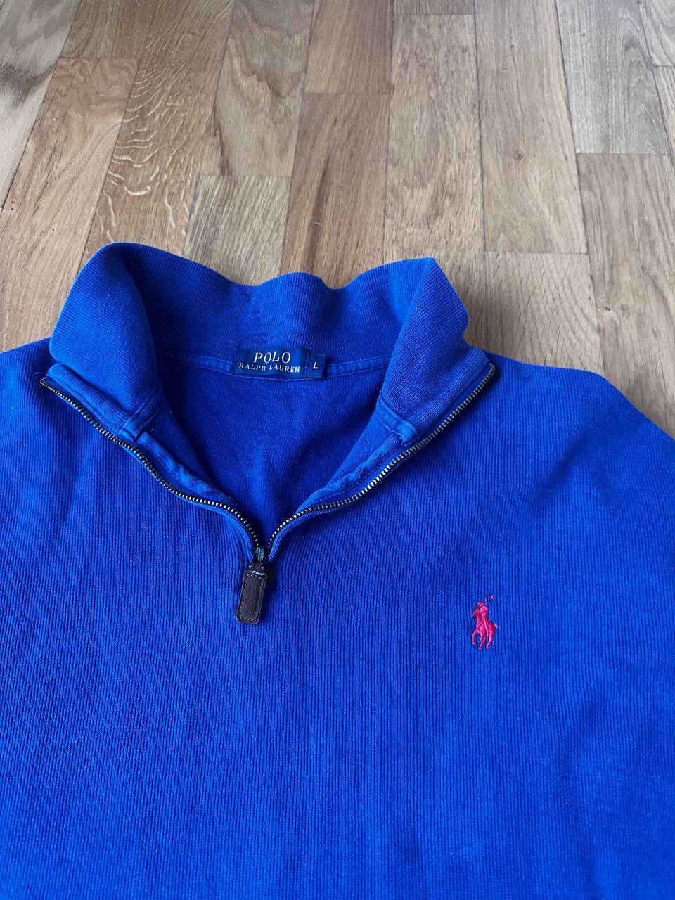 Polo Ralph Lauren Blue 1/3 Zip Polo 💙✨ Sporty, clean design, perfect fit 😎💯 Size US L / EU 52-54 / 3 - 3 Thumbnail