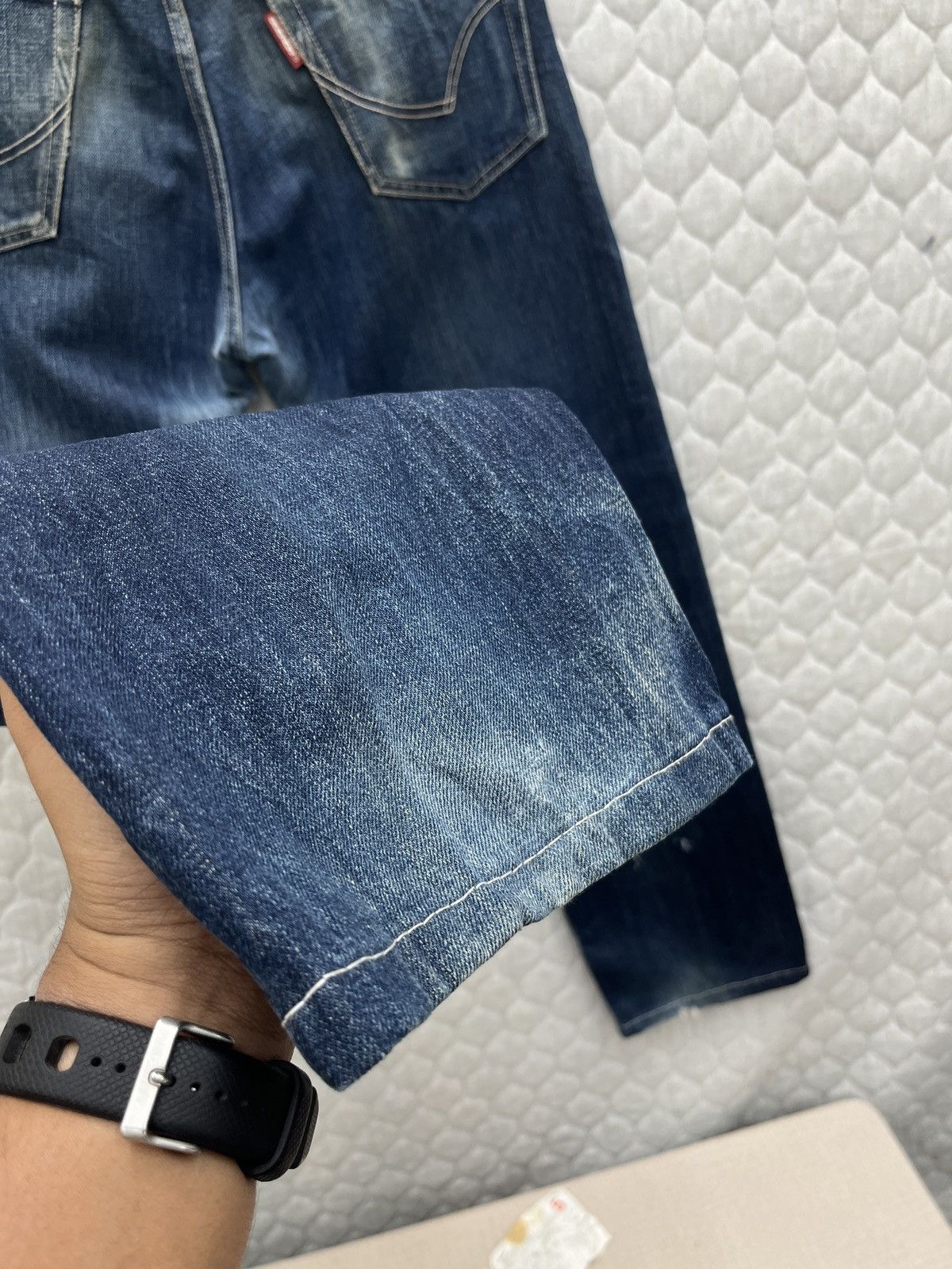 Japanese Brand × Vintage 🔥🔥🔥ARCHIVE QUENCH JAPAN BLUE INDIGO DENIM Size US 32 / EU 48 - 11 Thumbnail